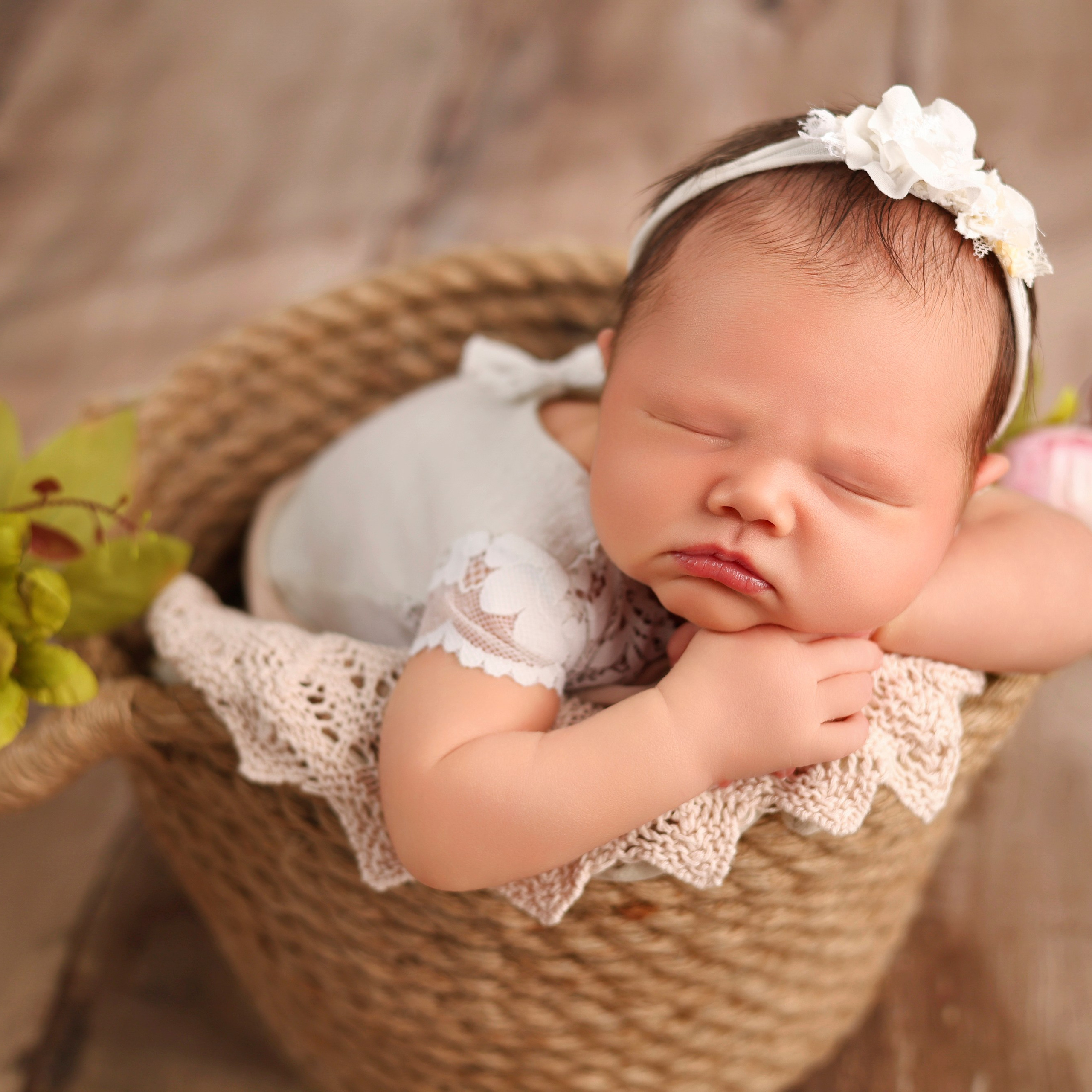 Мария.9 дней. Фотограф новорожденных Ольга Джарты