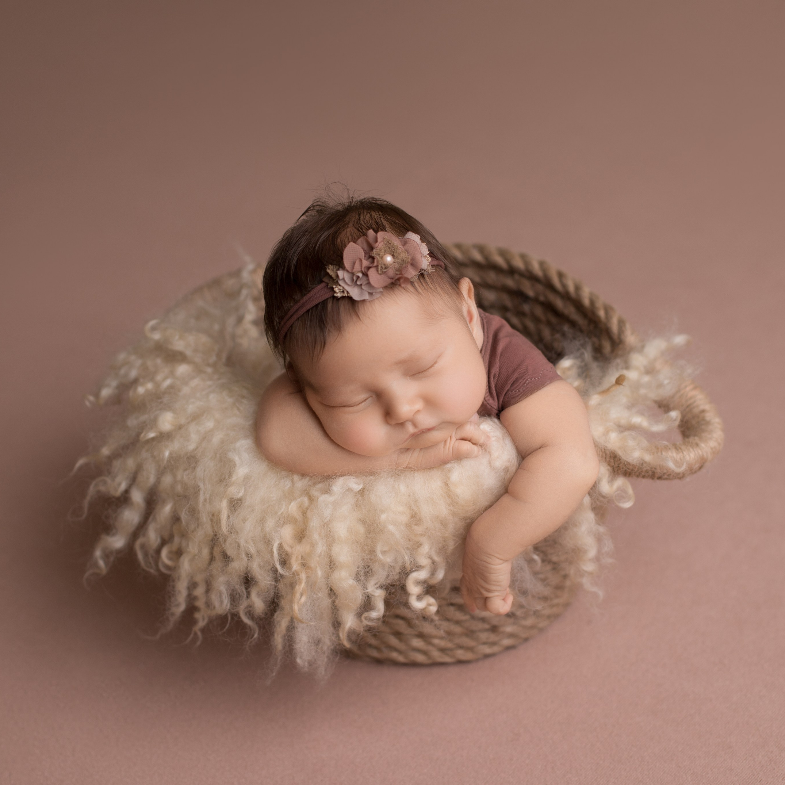 Мира. 3 недели. Фотограф новорожденных Ольга Джарты