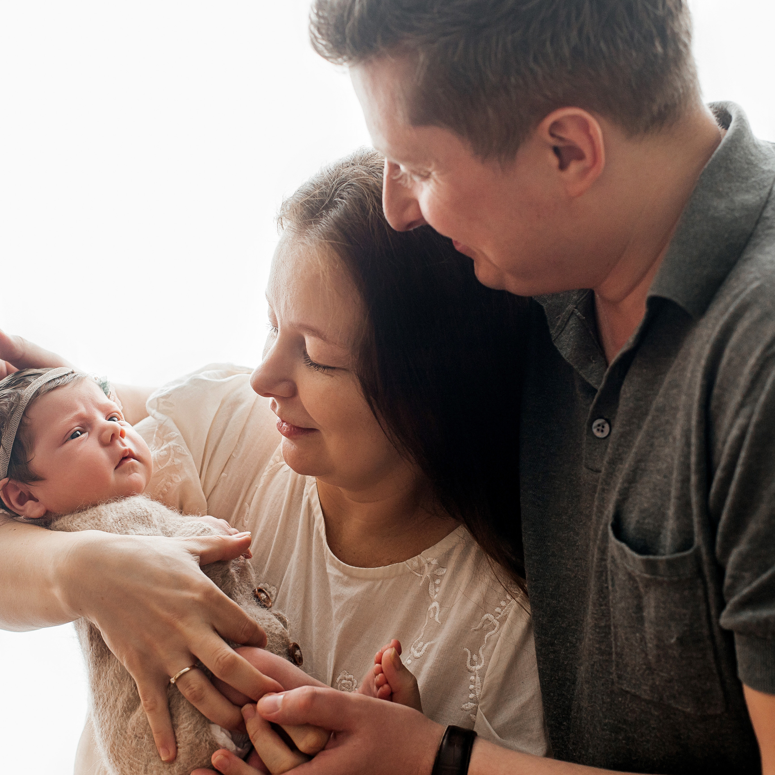 Кира. Чудесная девочка!. Фотограф новорожденных Ольга Джарты