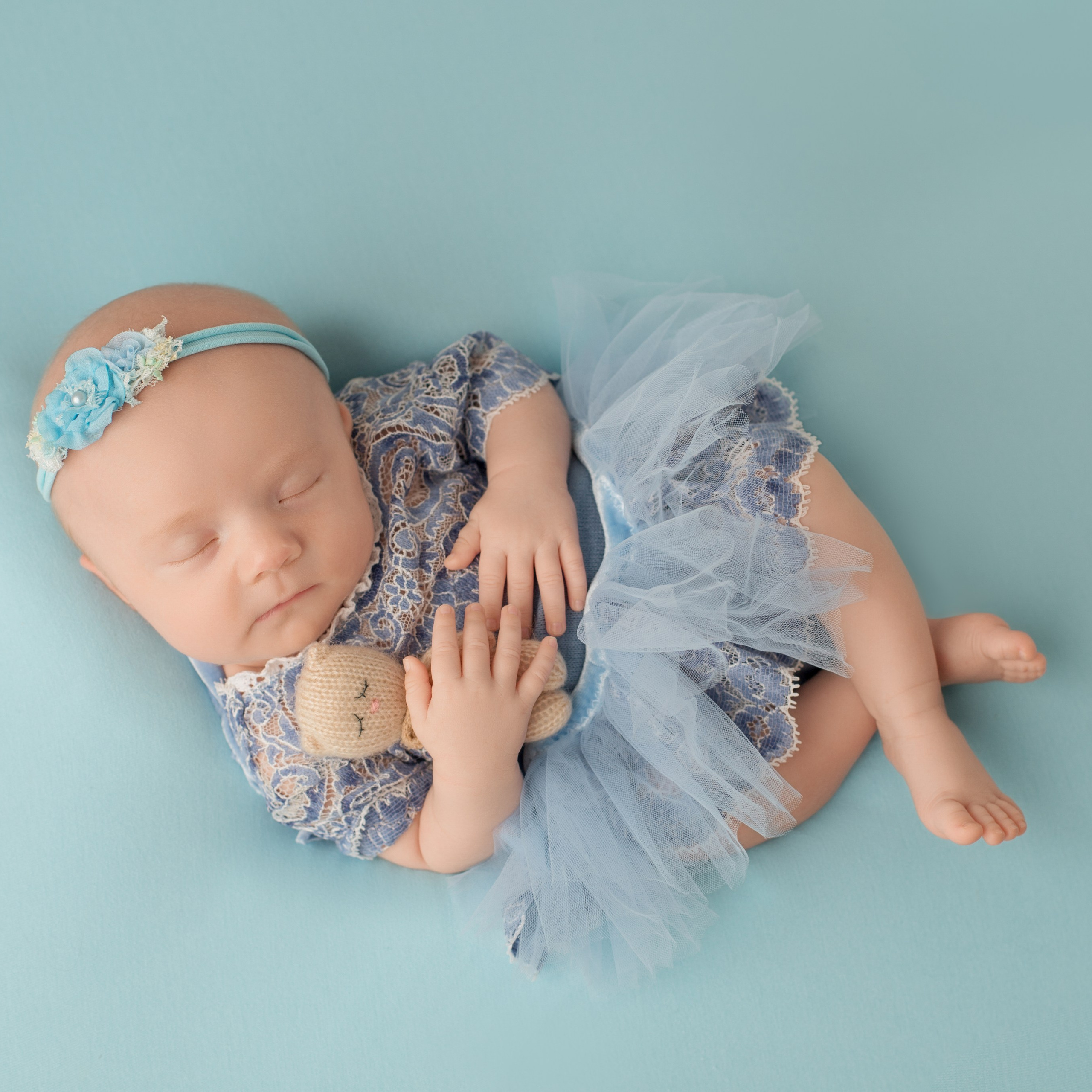 Соня. 1 мес. и 1 нед. Фотограф новорожденных Ольга Джарты