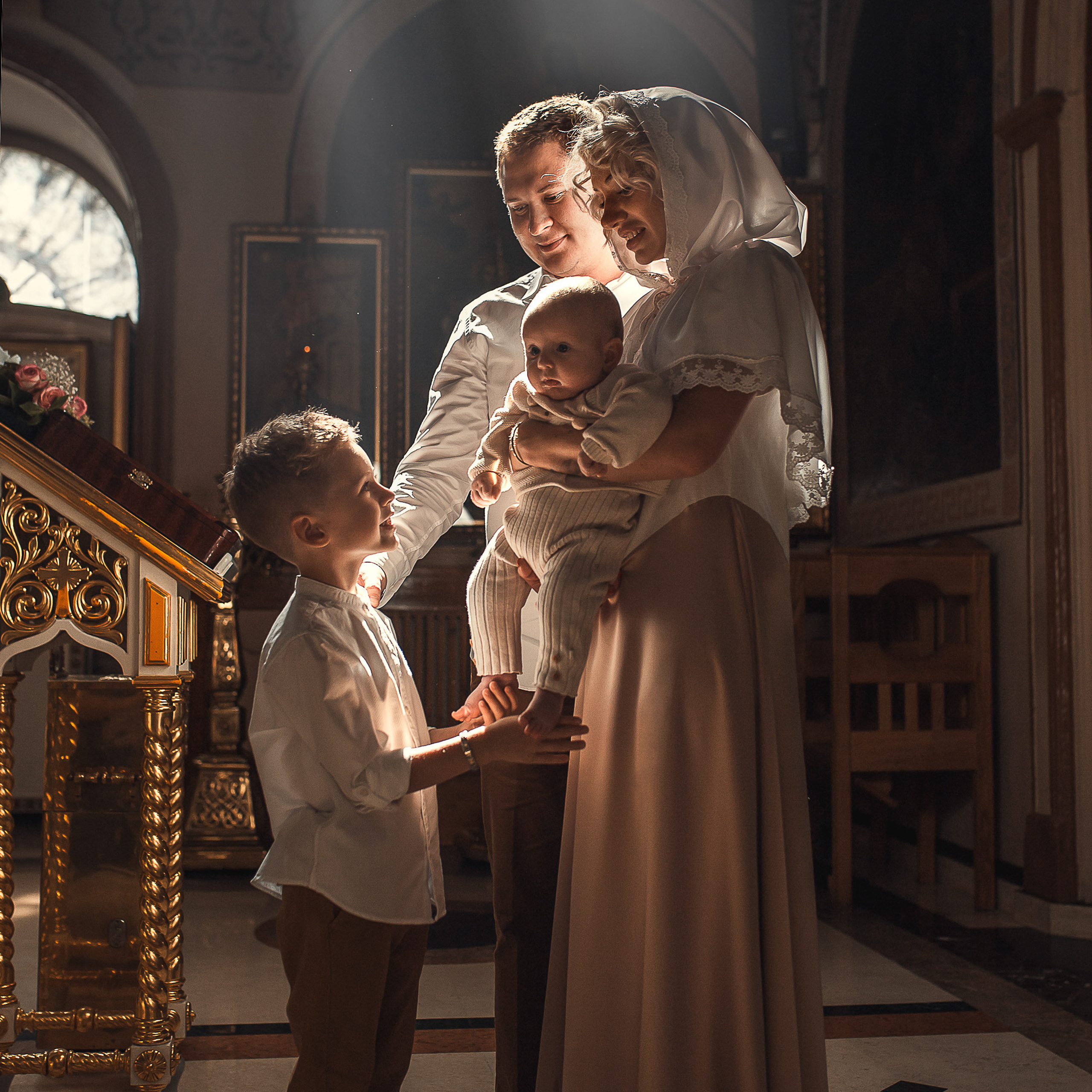 Крещение Луки. Храм Петра и Павла на Яузе