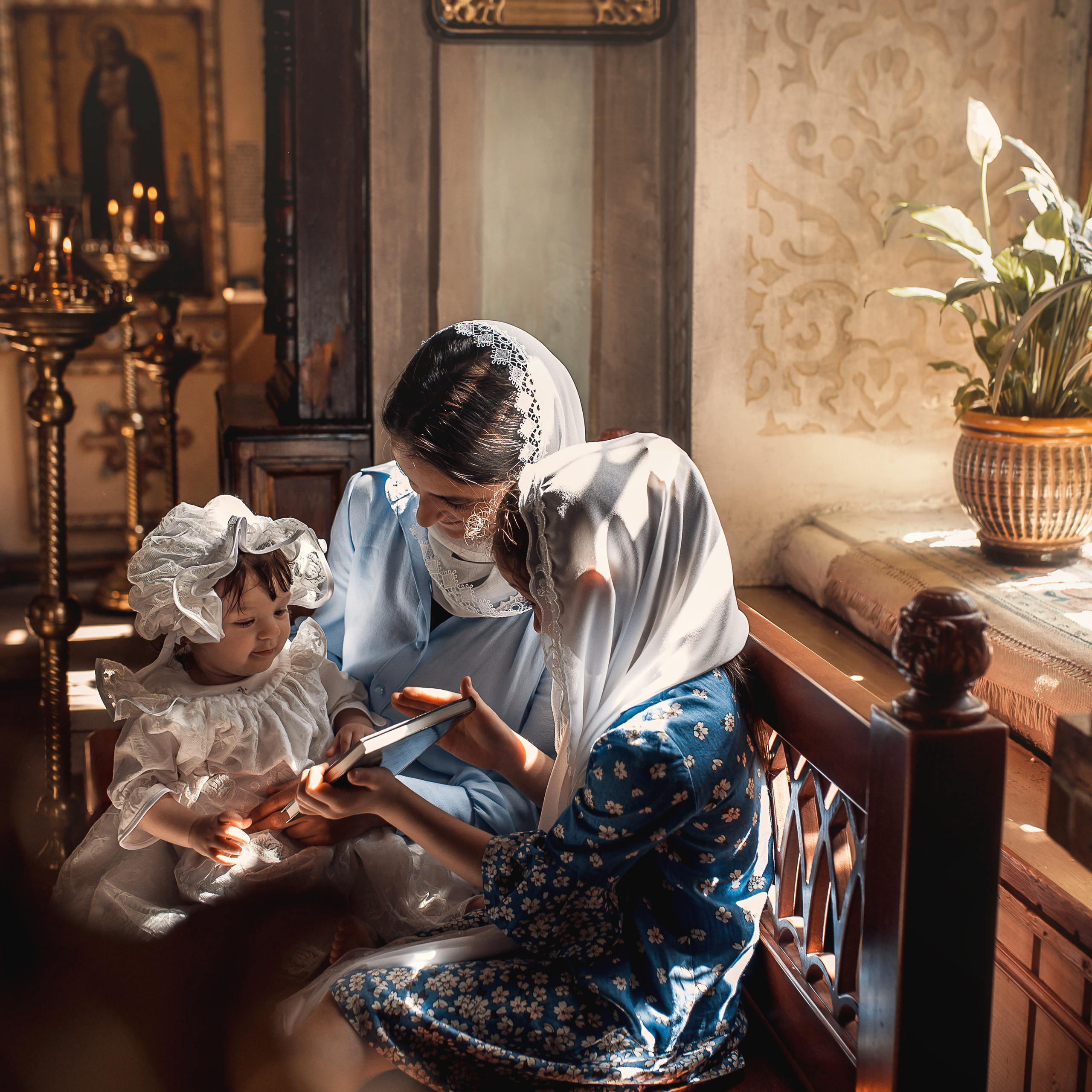 Крещение Анны. Храм Владимирской Иконы Божией Матери в с. Быково