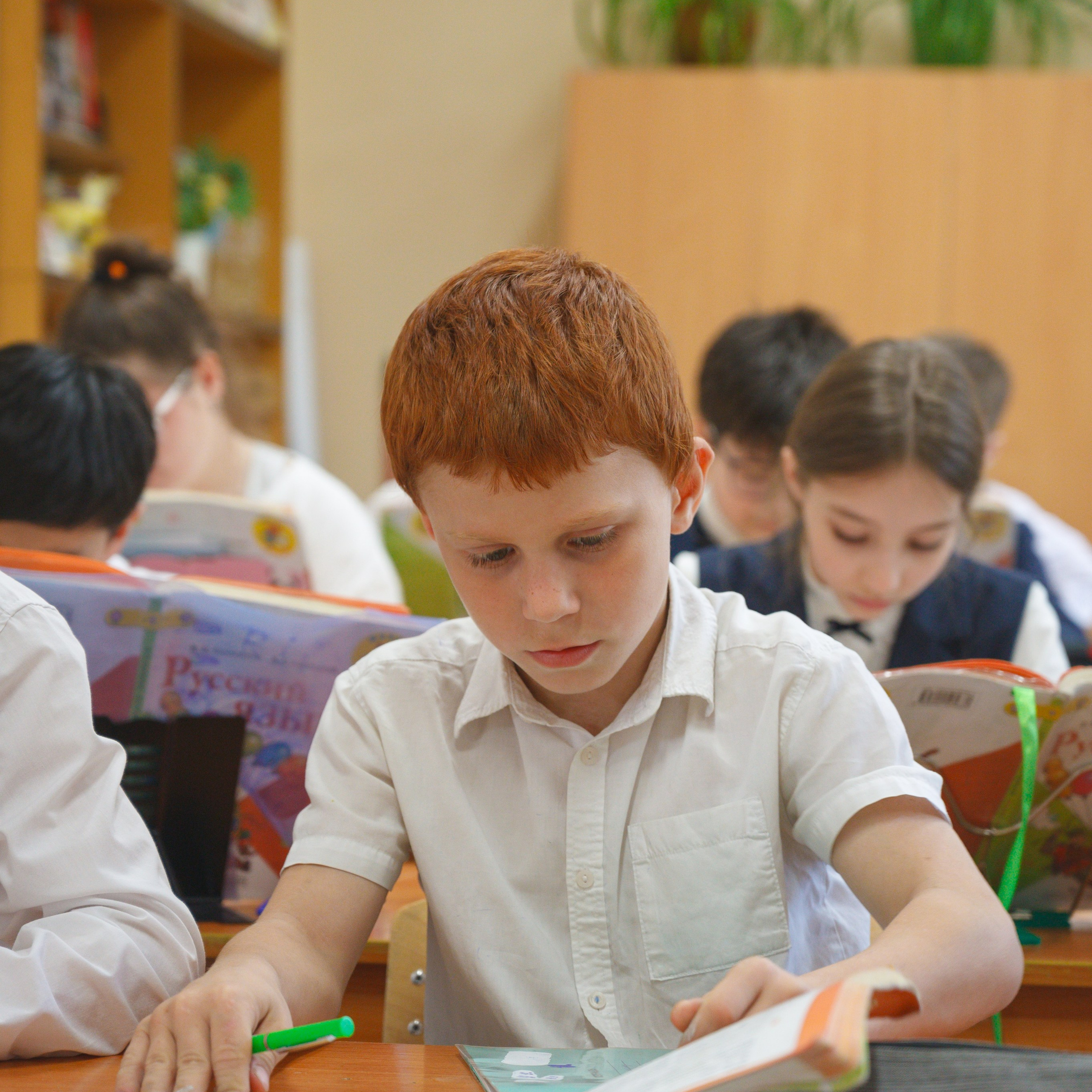 Сьемка в классе. 4 класс школа 571