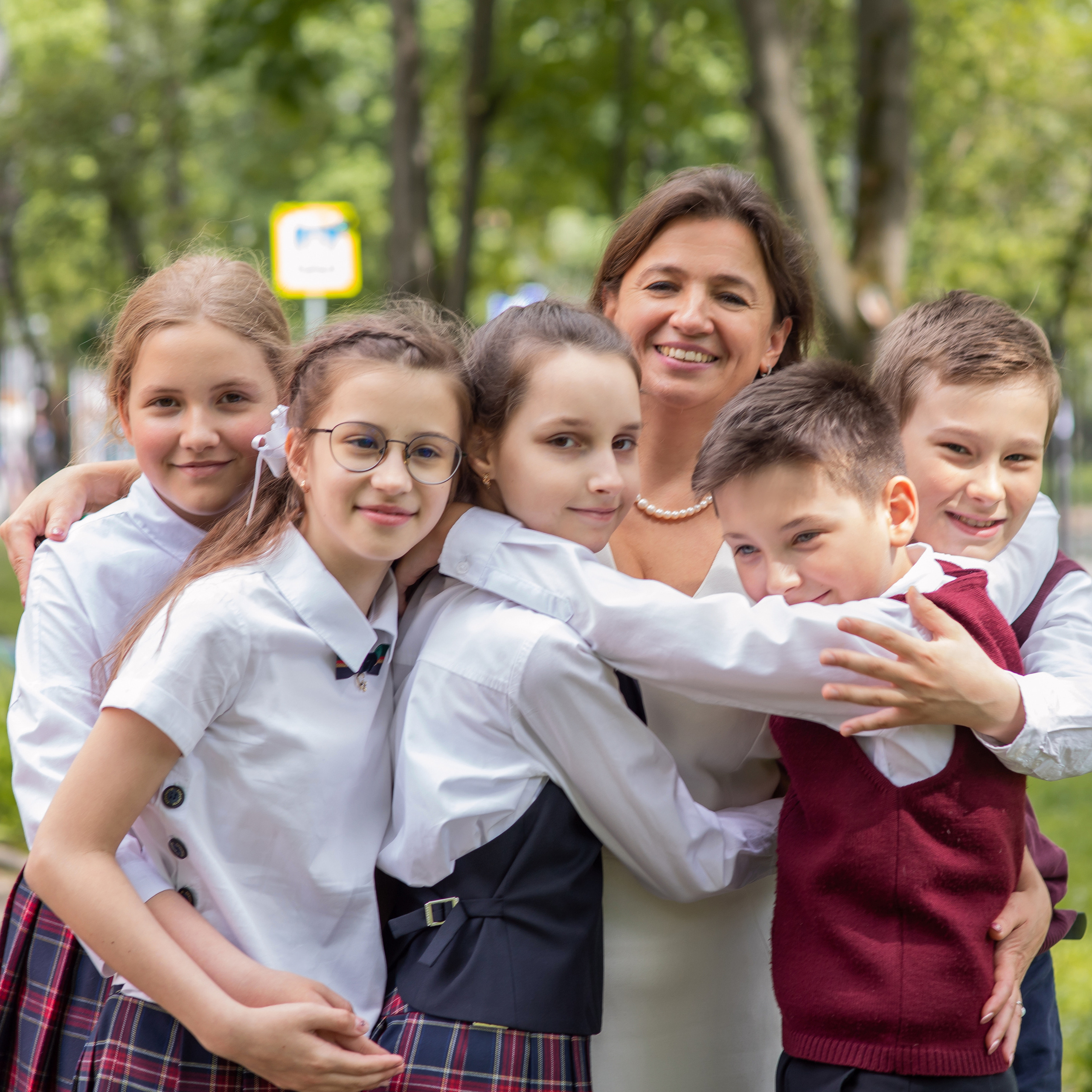 Съёмка 4 класса для выпускных альбомов