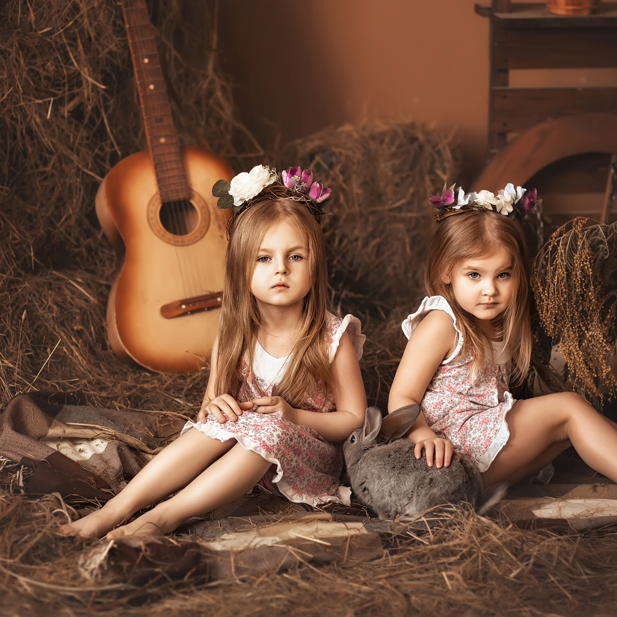 Съемка с козленком