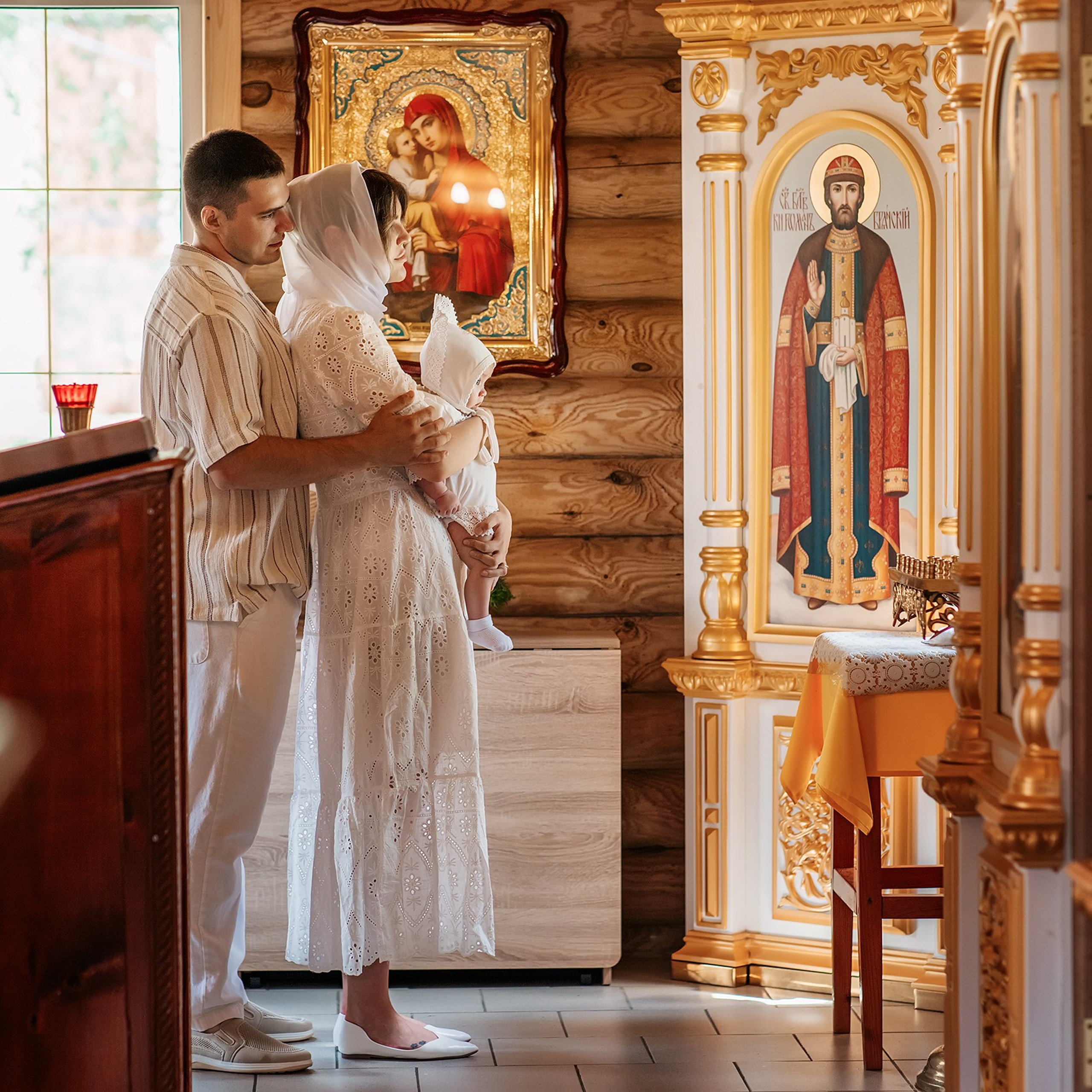 Крещение Храм в&nbsp;честь иконы Божией Матери «Неопалимая Купина» г.&nbsp;Брянск, территория Брянского МЧС (Курган)