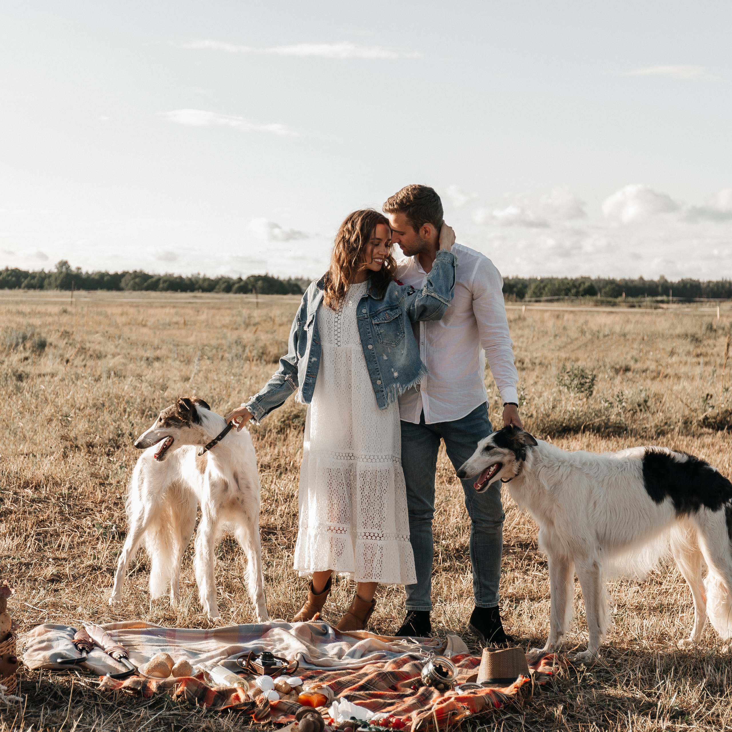 Sunset on the grass / Love story 30.06.2019