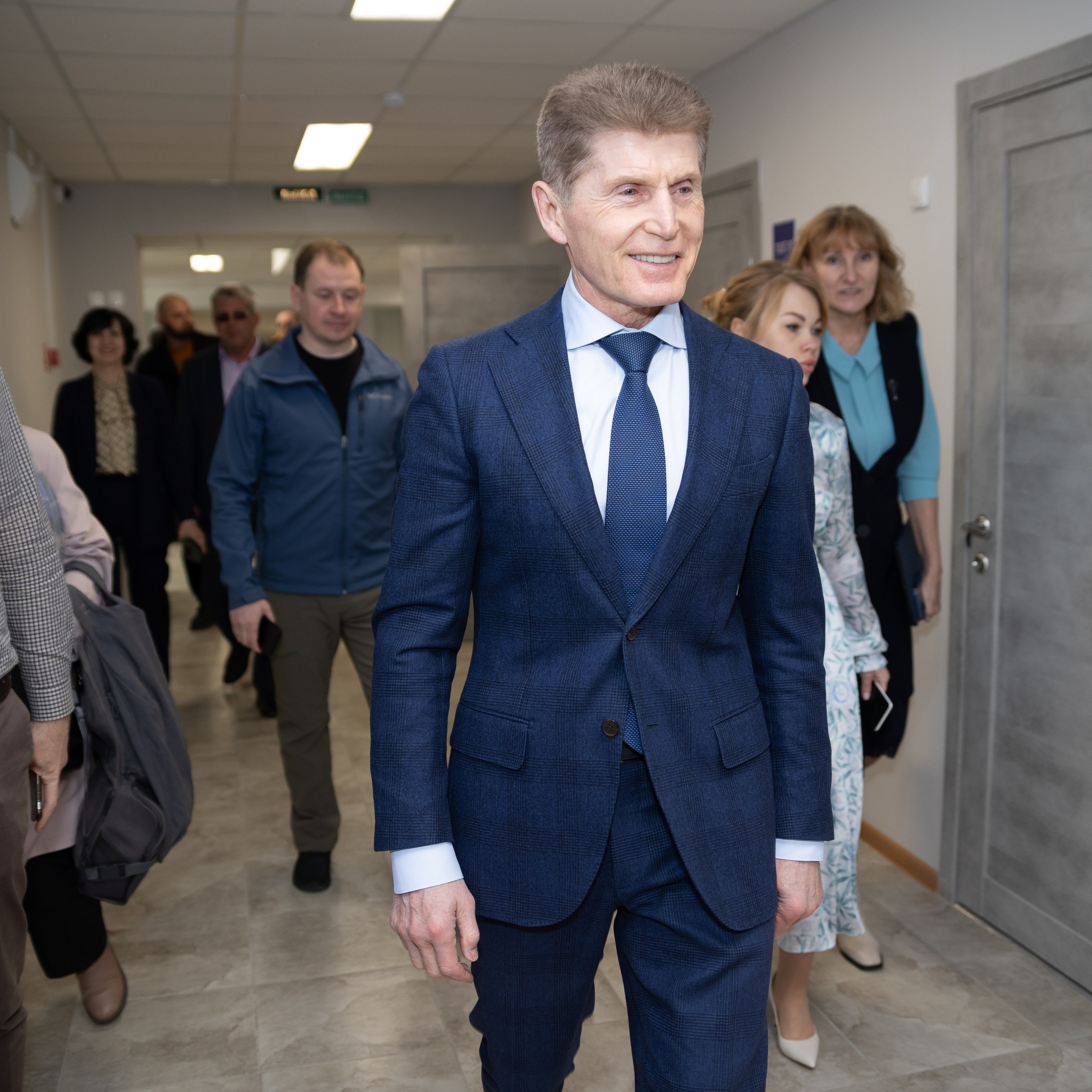 Открытие школы с губернатором Приморского края