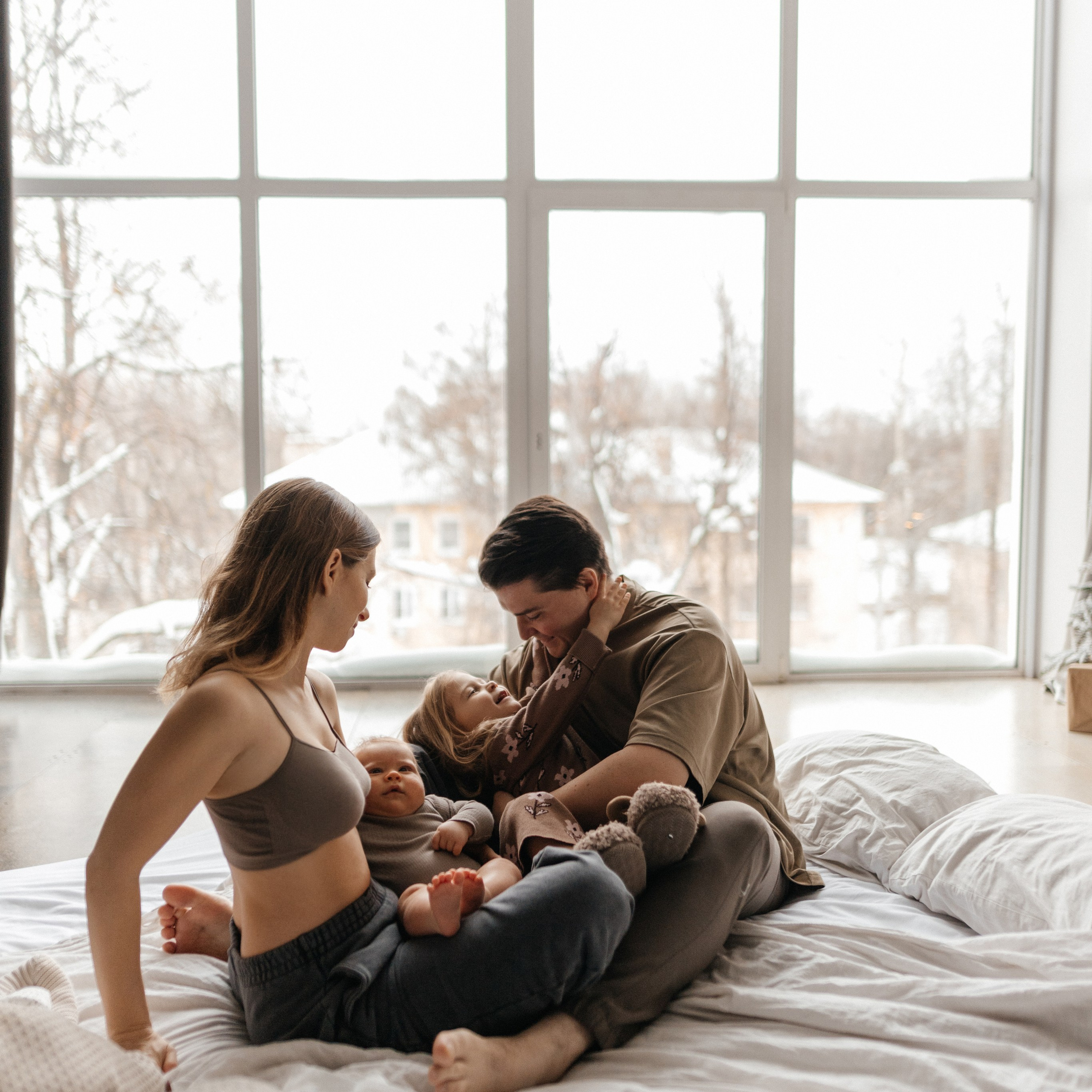 Диана, Александр, Полина и Лев