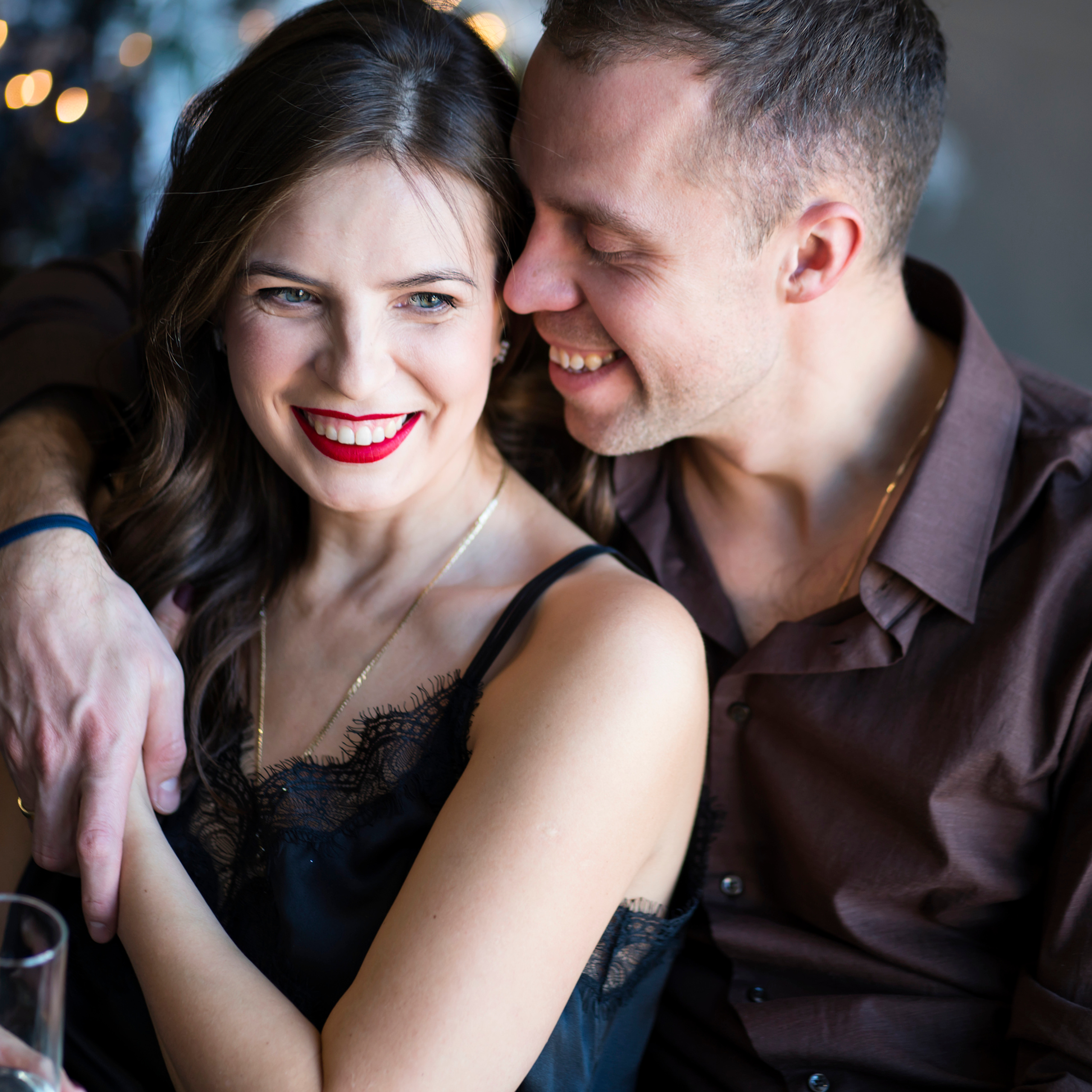 Семейная новогодняя съемка Света, Саша, Тоня, Гордей и Бруно