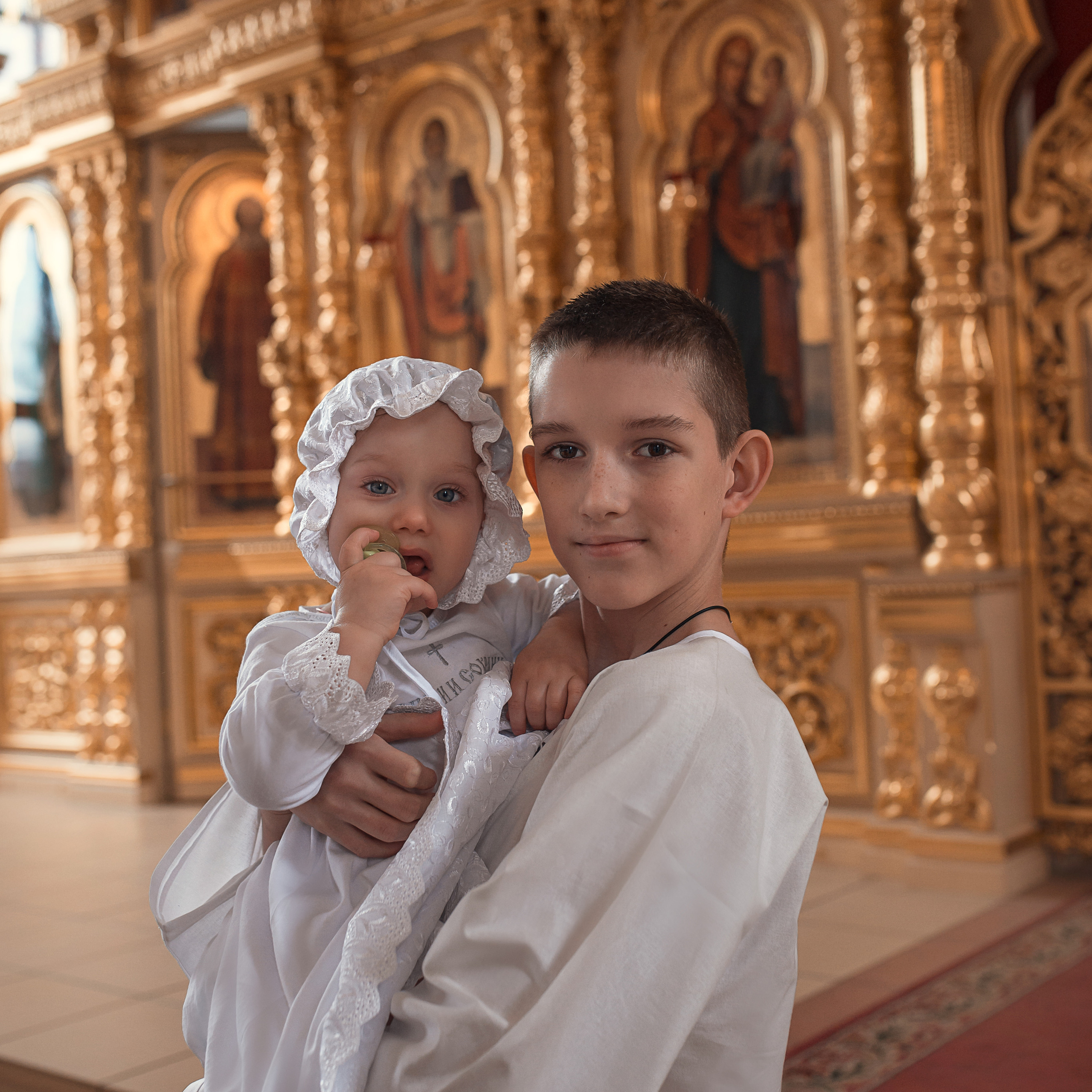 Крещение Василисы и Максима в Казанском храме саратова