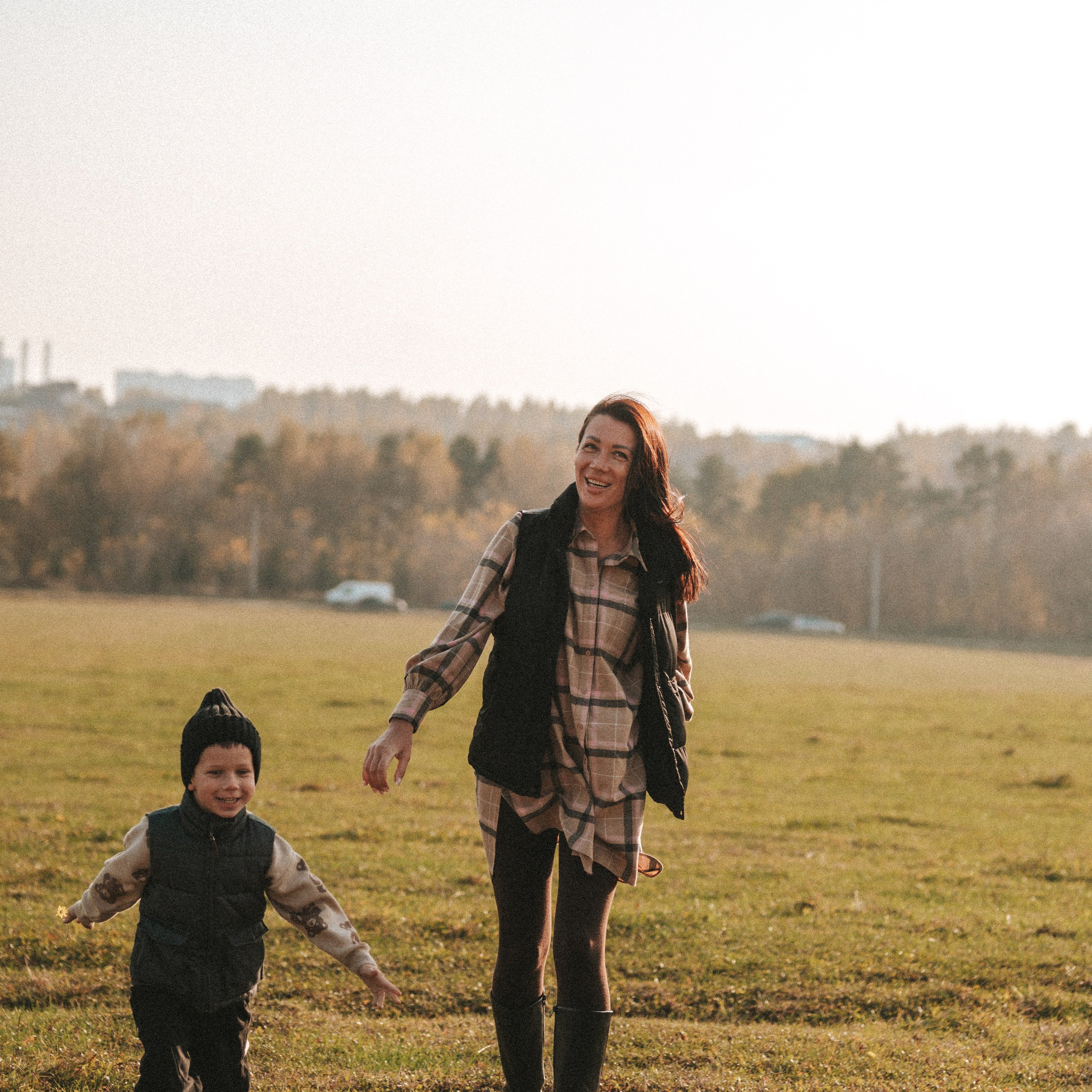 Ольга и сын Макар