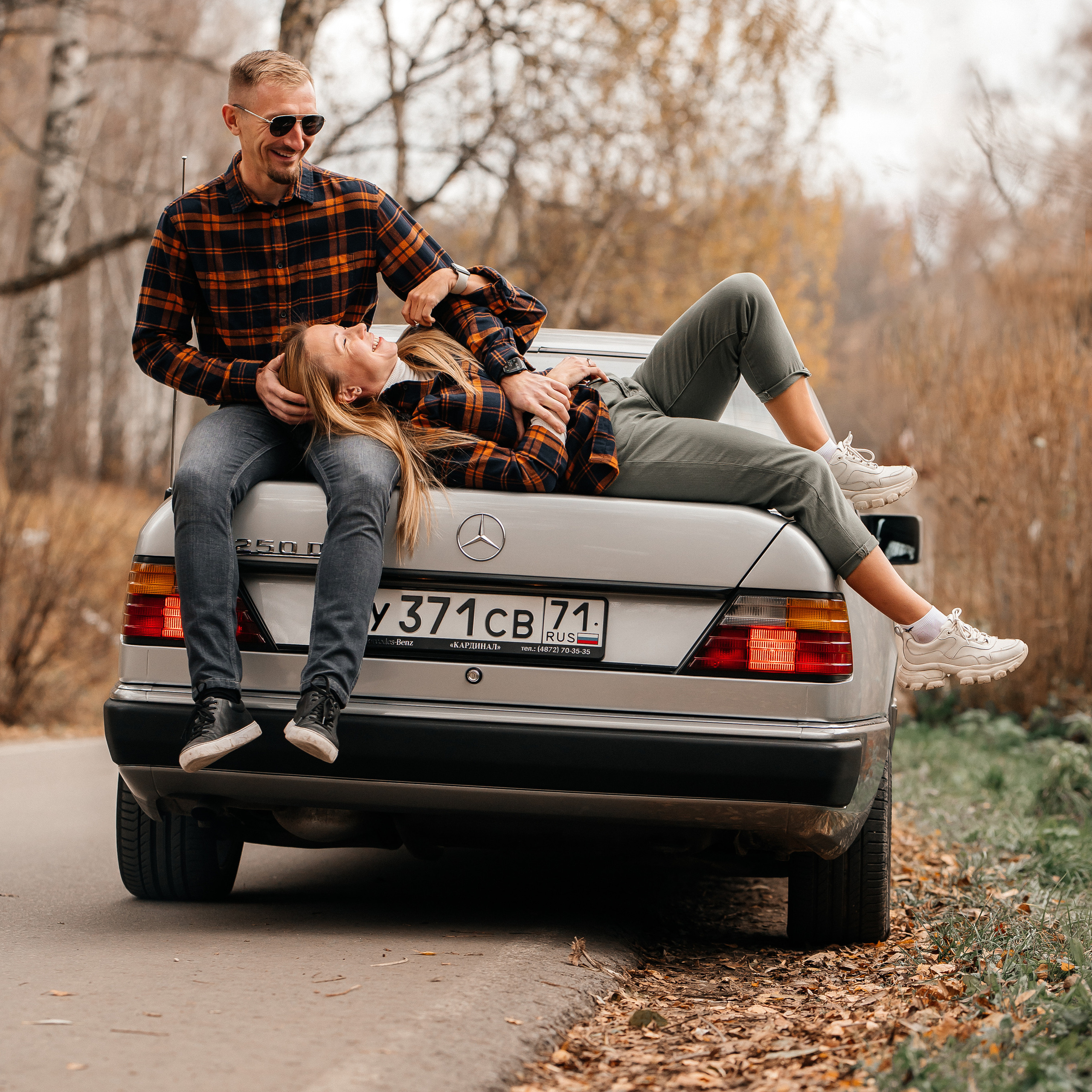 Осенняя прогулка и ретро авто