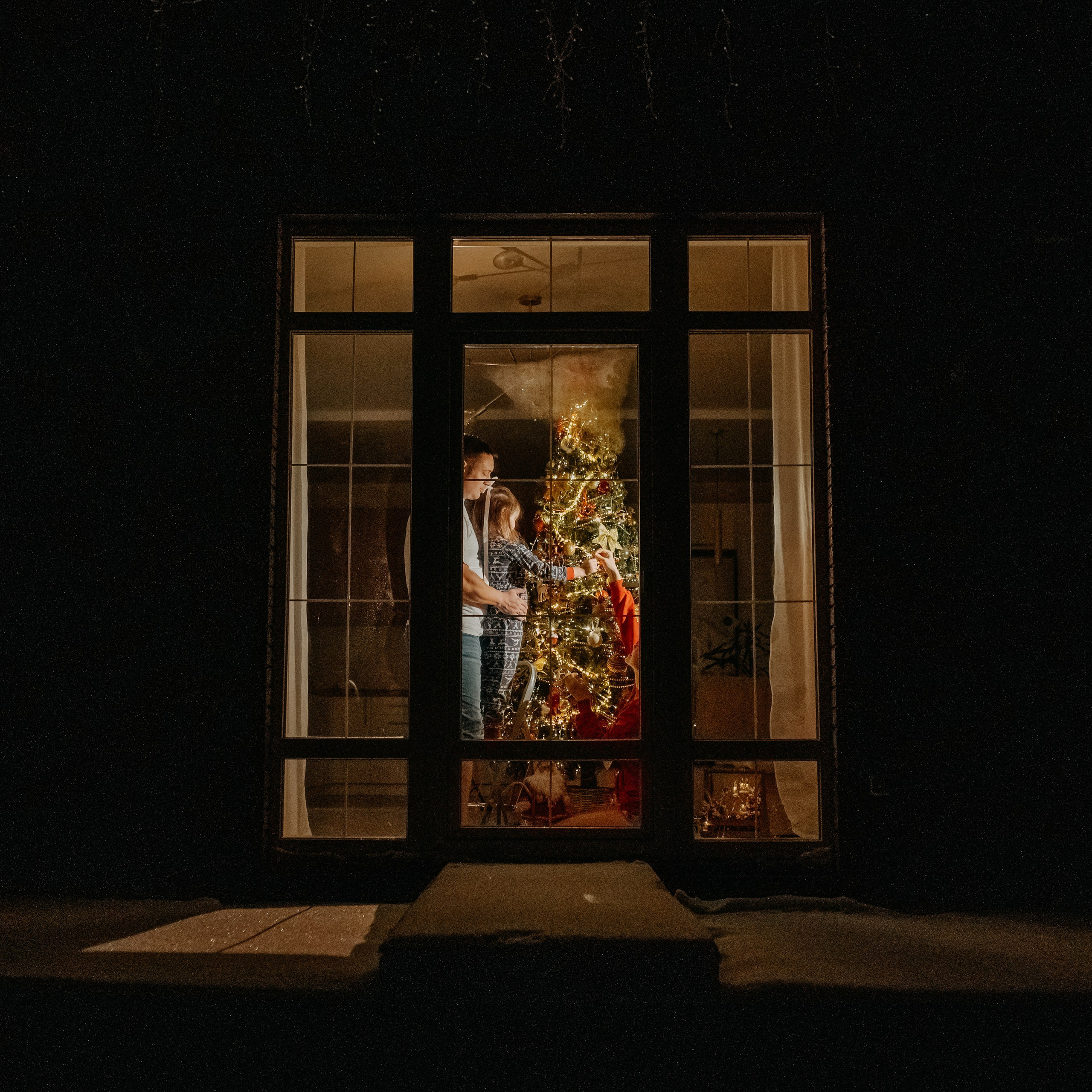 Новый год у камина