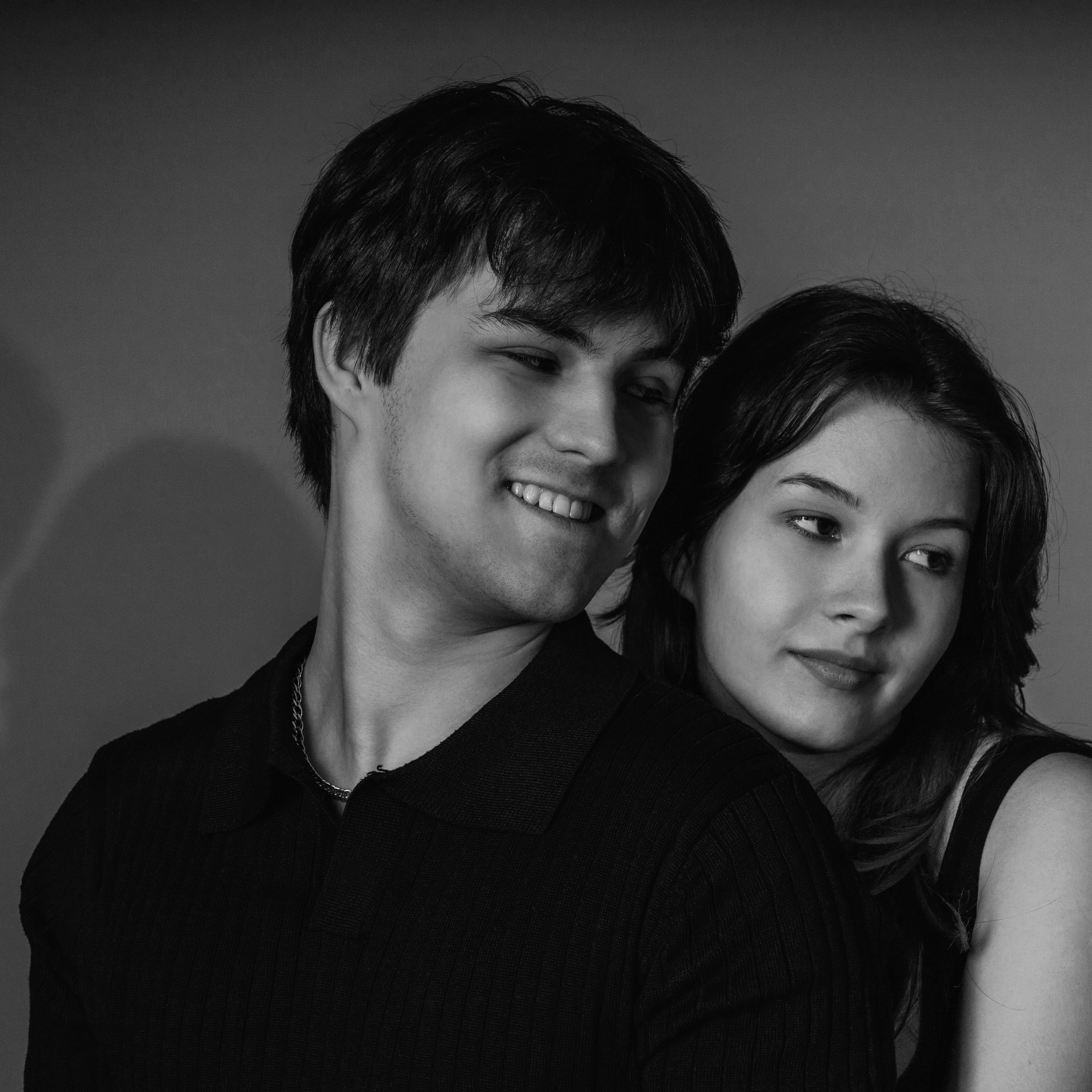 Чёрно-белый портрет