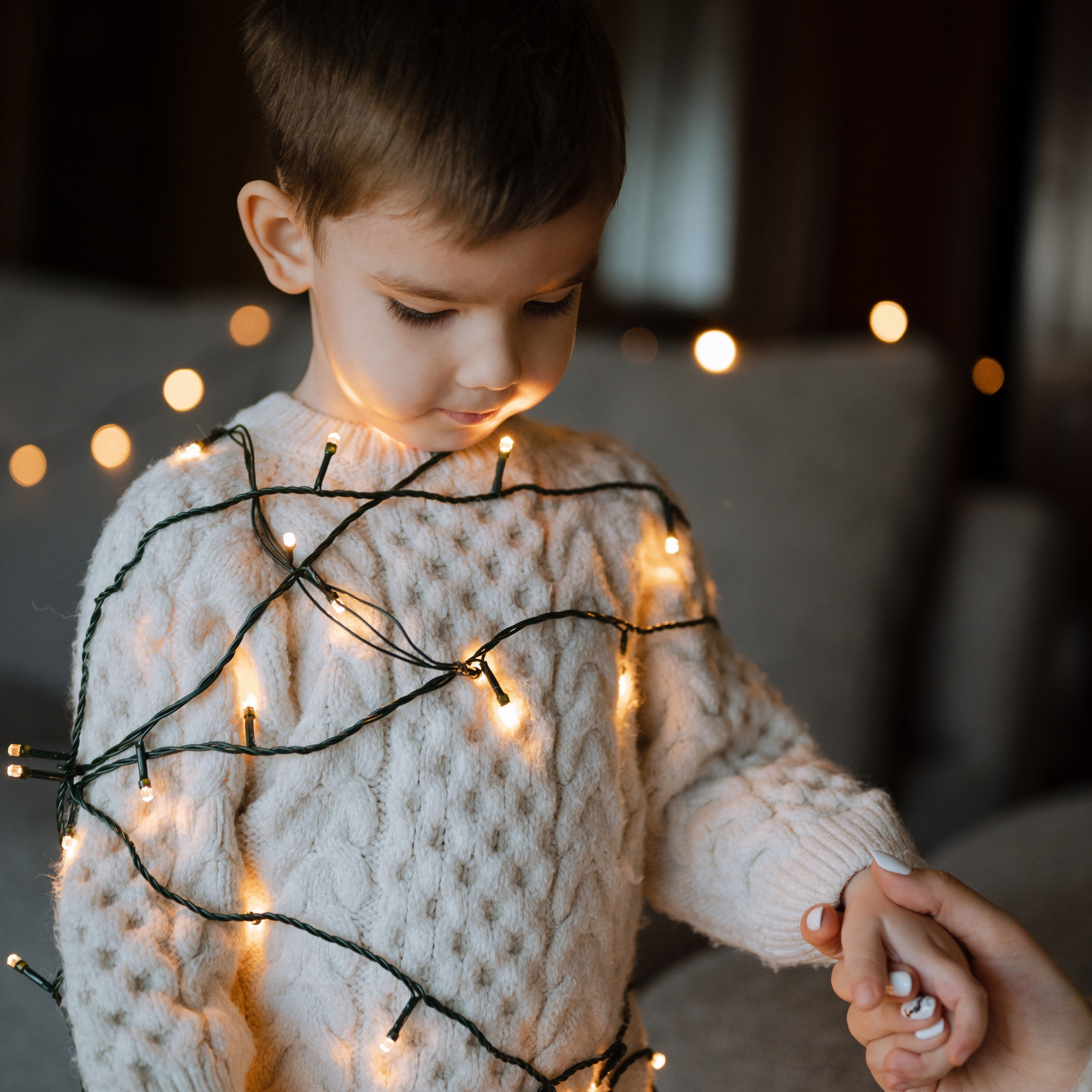 Илай и Яна, домашняя новогодняя