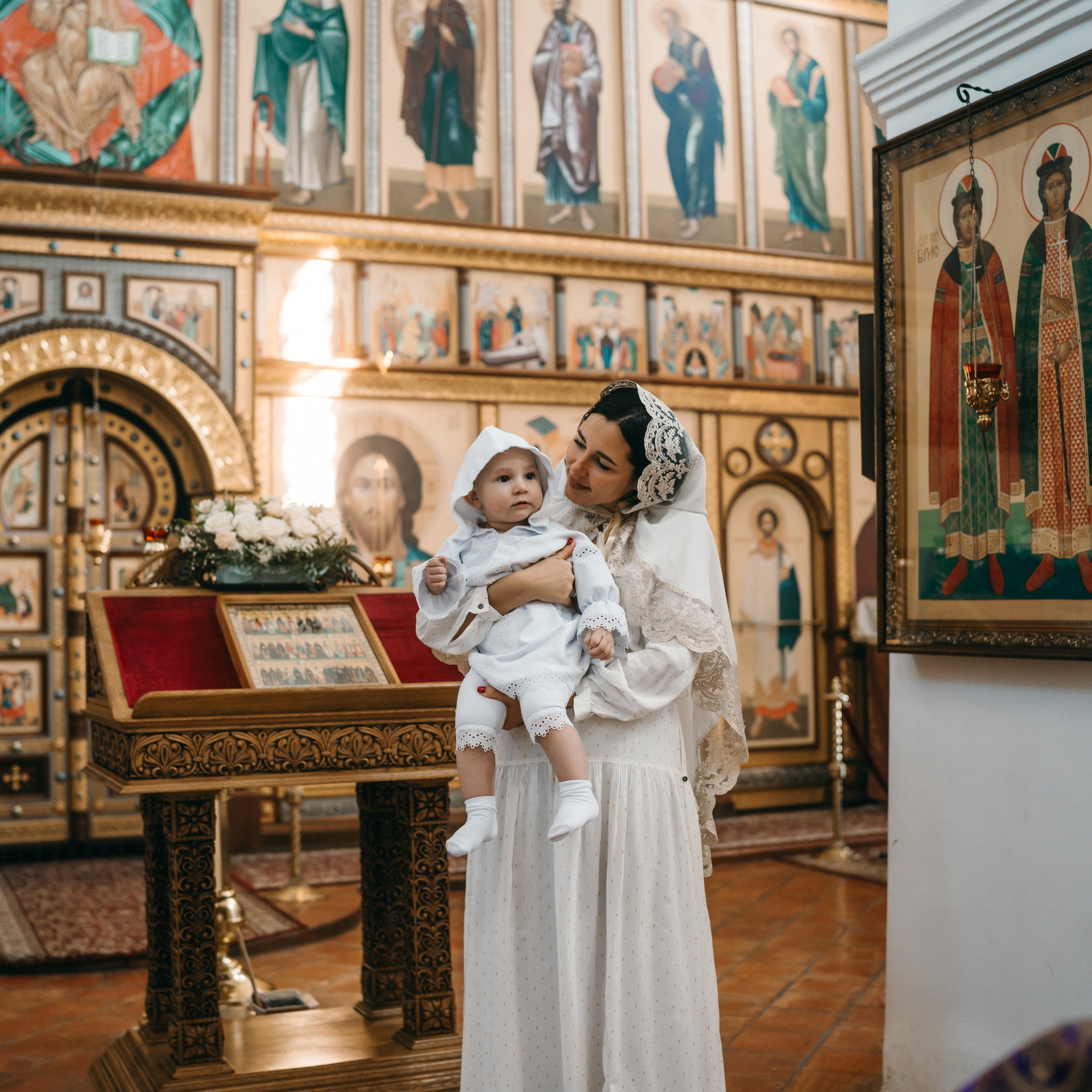 КРЕЩЕНИЕ ДИАНЫ В УСПЕНСКОМ АДМИРАЛТЕЙСКОМ ХРАМЕ. Фотограф в Воронеже Ксения Князева