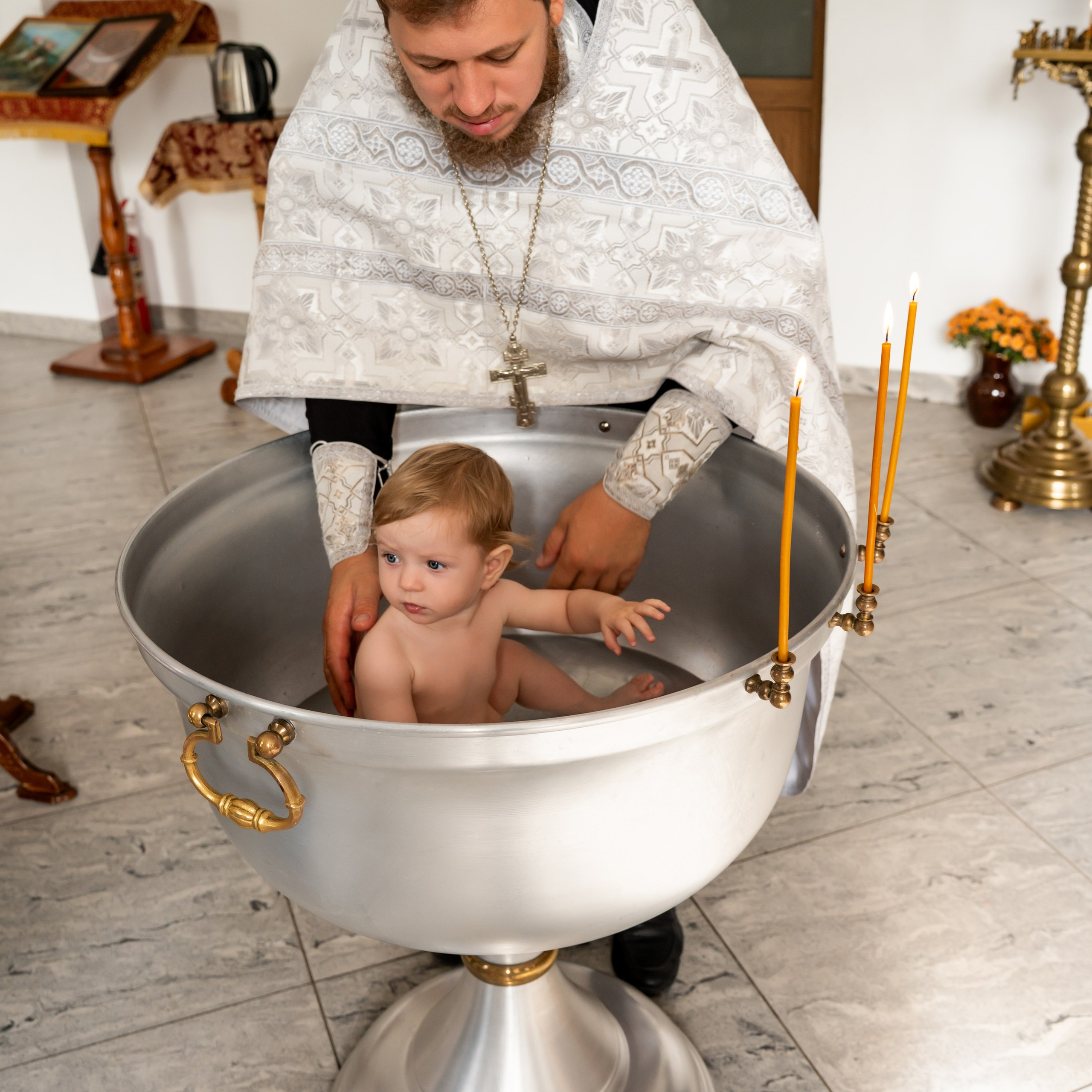 КРЕЩЕНИЕ МИРОСЛАВЫ В ЦЕРКВИ СПАСА ВСЕМИЛОСТИВОГО. Фотограф в Воронеже Ксения Князева