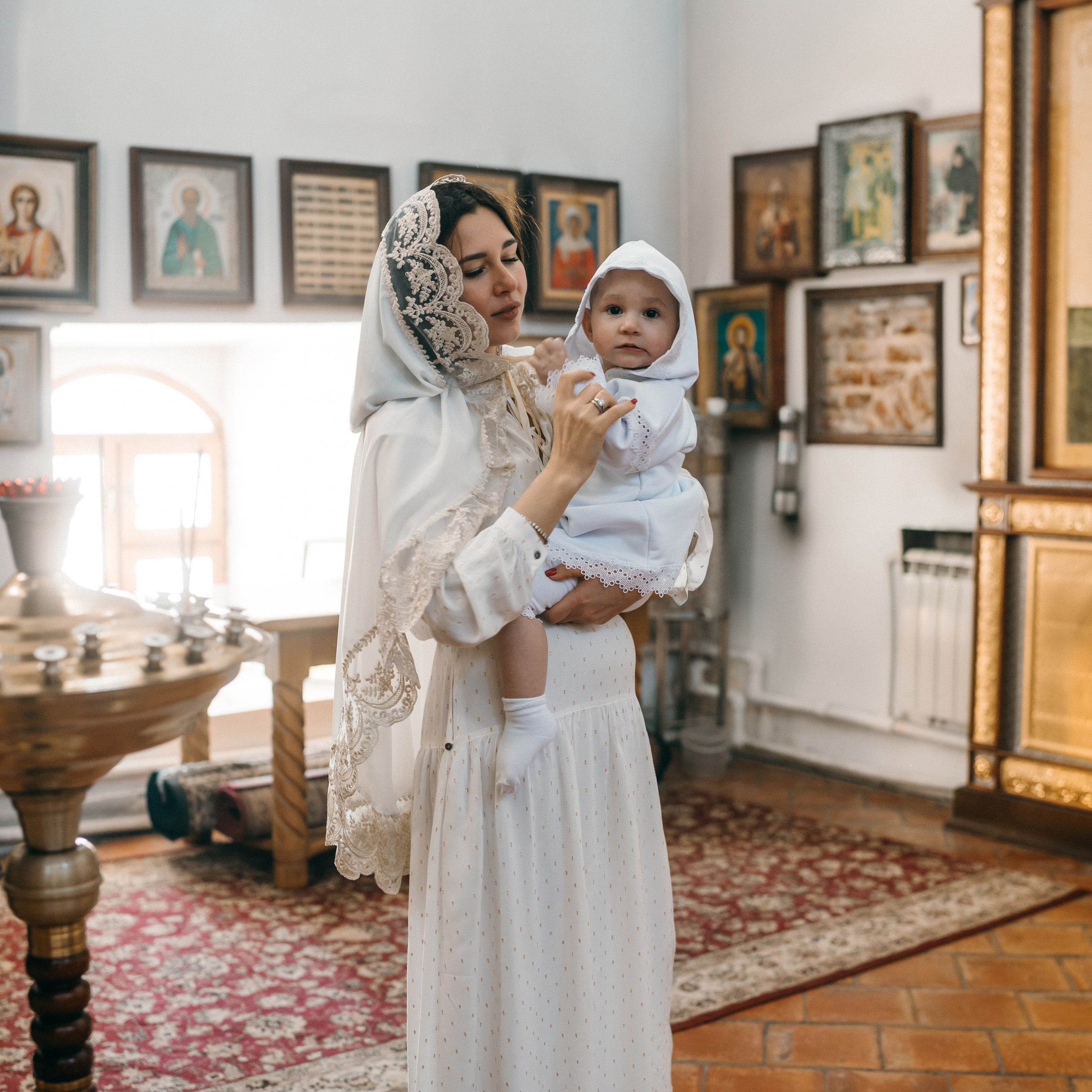 КРЕЩЕНИЕ ДИАНЫ В УСПЕНСКОМ АДМИРАЛТЕЙСКОМ ХРАМЕ. Фотограф в Воронеже Ксения Князева