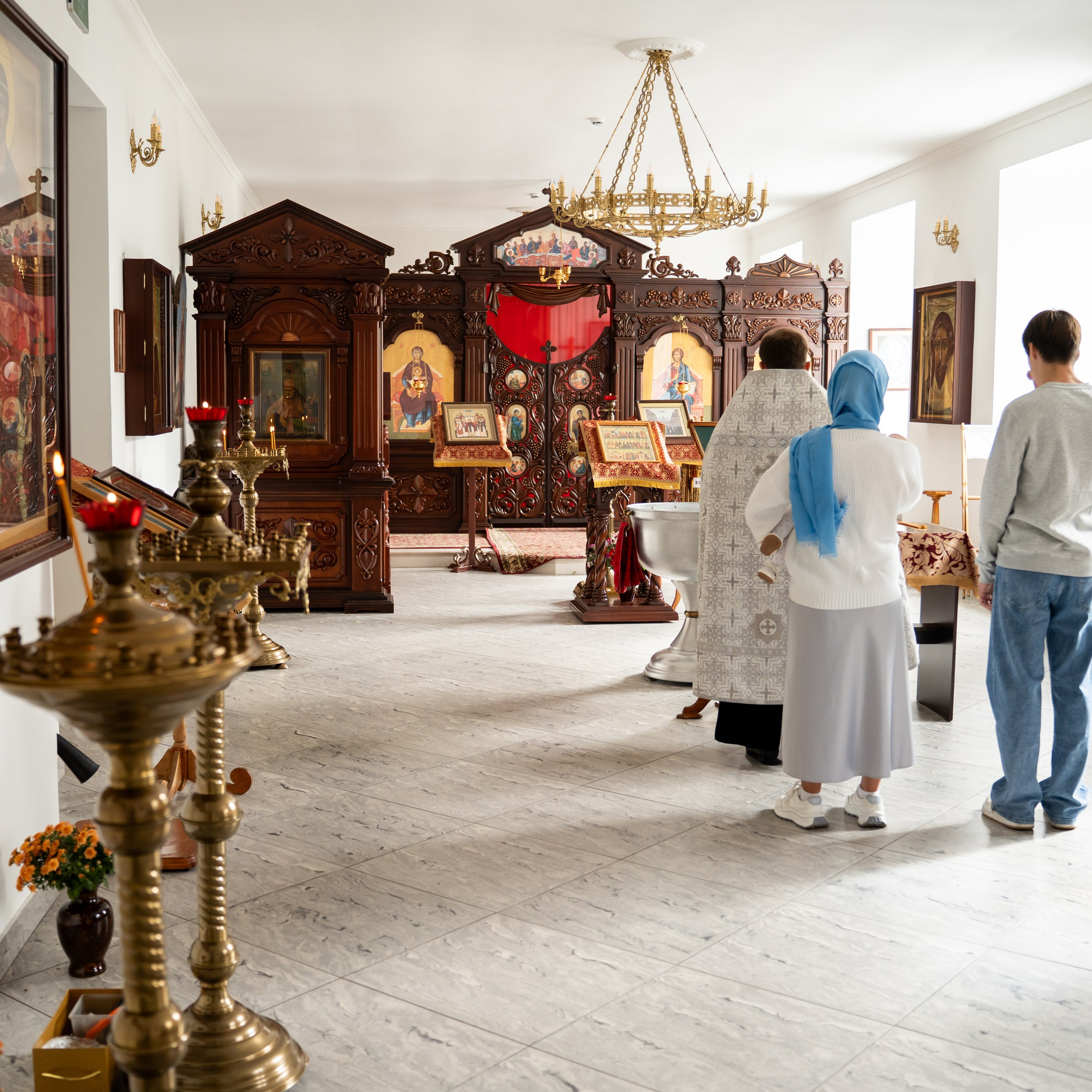 КРЕЩЕНИЕ МИРОСЛАВЫ В ЦЕРКВИ СПАСА ВСЕМИЛОСТИВОГО. Фотограф в Воронеже Ксения Князева