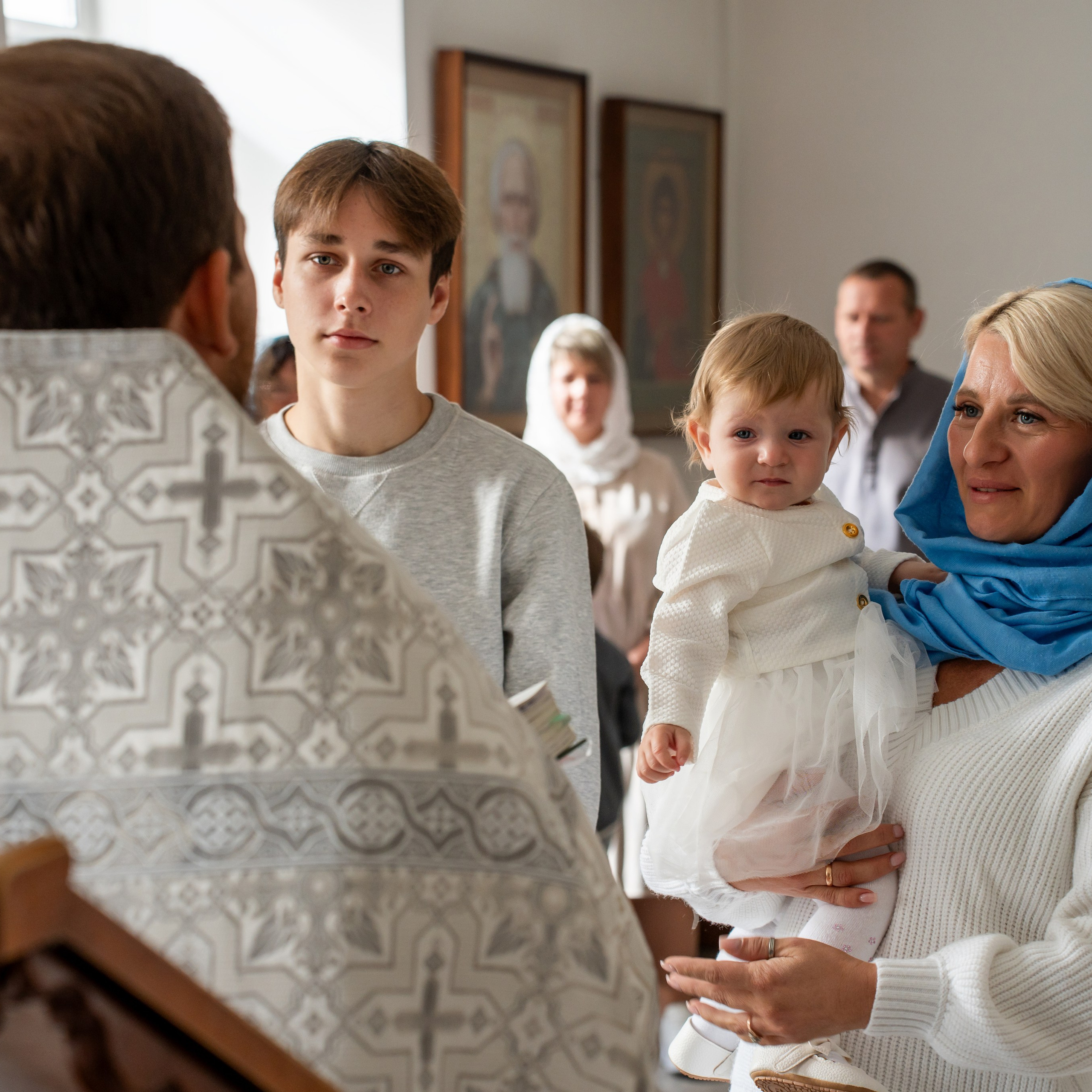 КРЕЩЕНИЕ МИРОСЛАВЫ В ЦЕРКВИ СПАСА ВСЕМИЛОСТИВОГО. Фотограф в Воронеже Ксения Князева