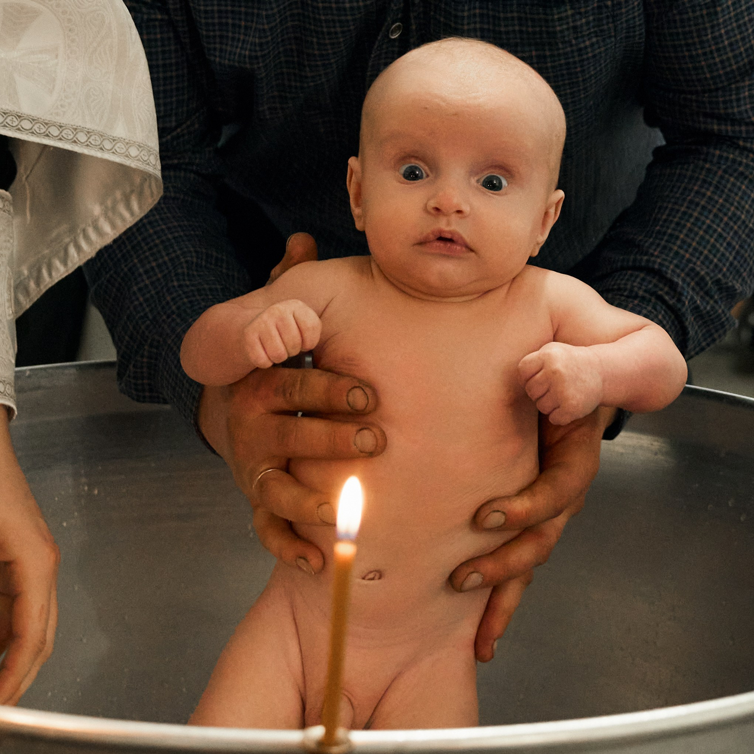 КРЕЩЕНИЕ РОМАНА И АРТЕМИЯ В ХРАМЕ АНДРЕЯ ПЕРВОЗВАННОГО. Фотограф в Воронеже Ксения Князева