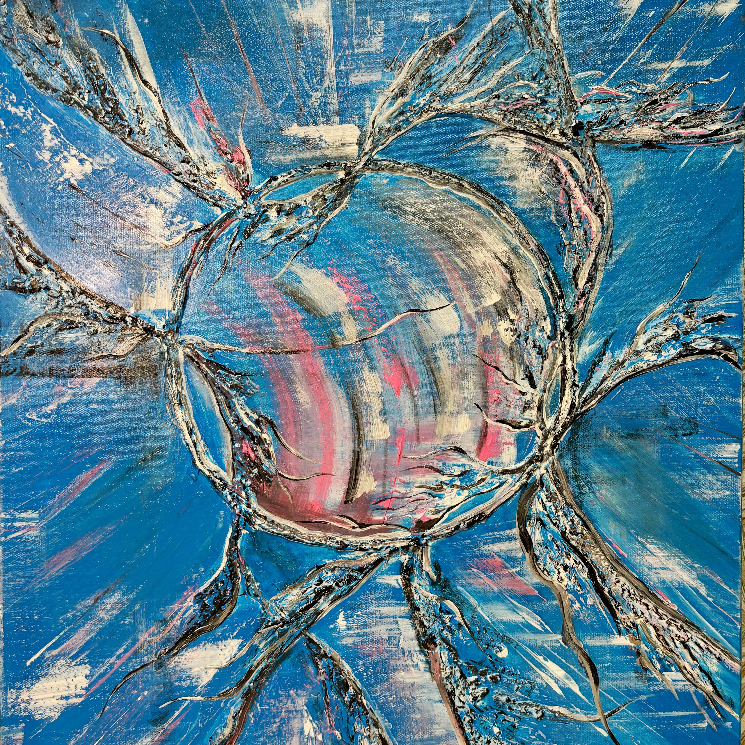 Картина «Падающая луна» 50×70