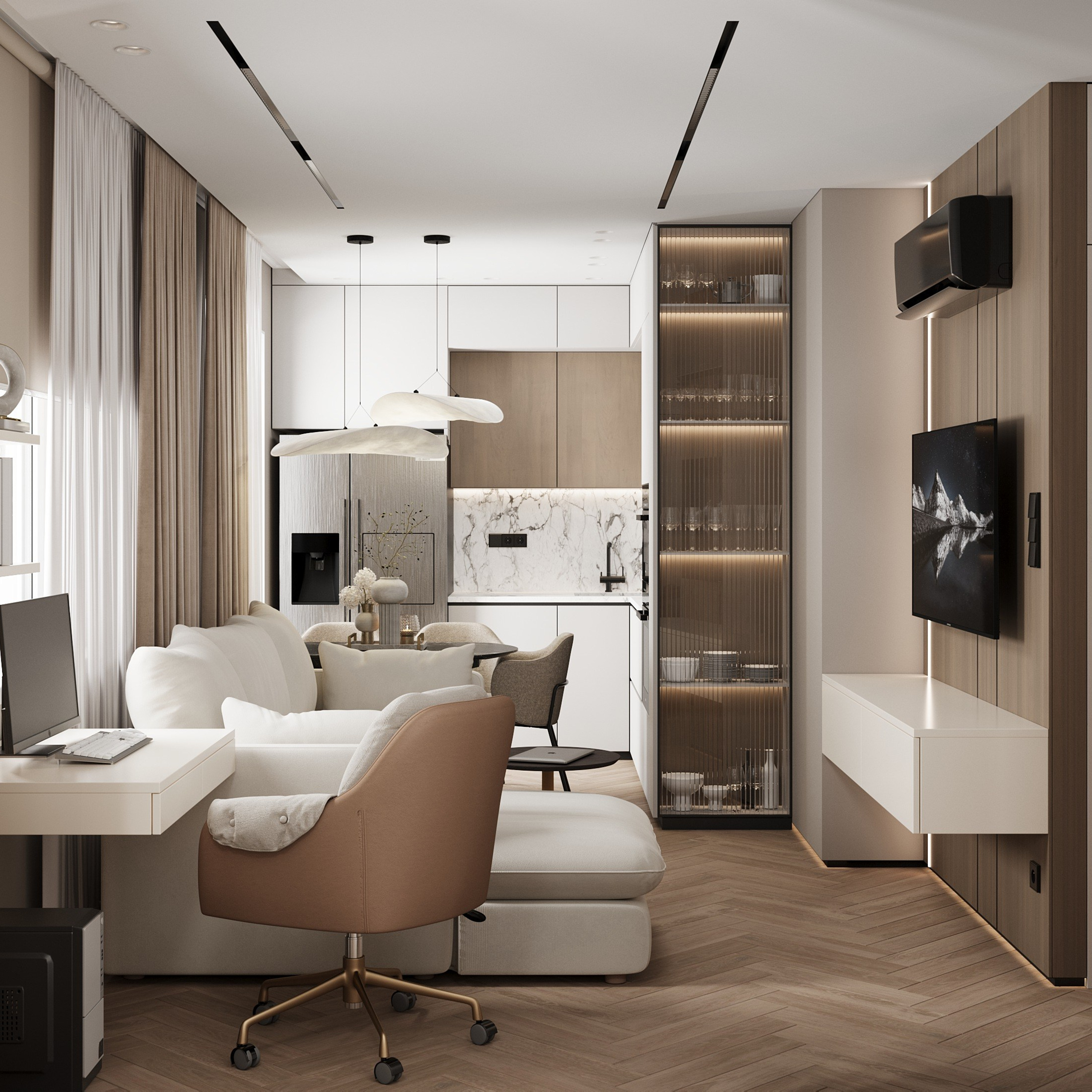 Квартира 55 м² г. Иркутск