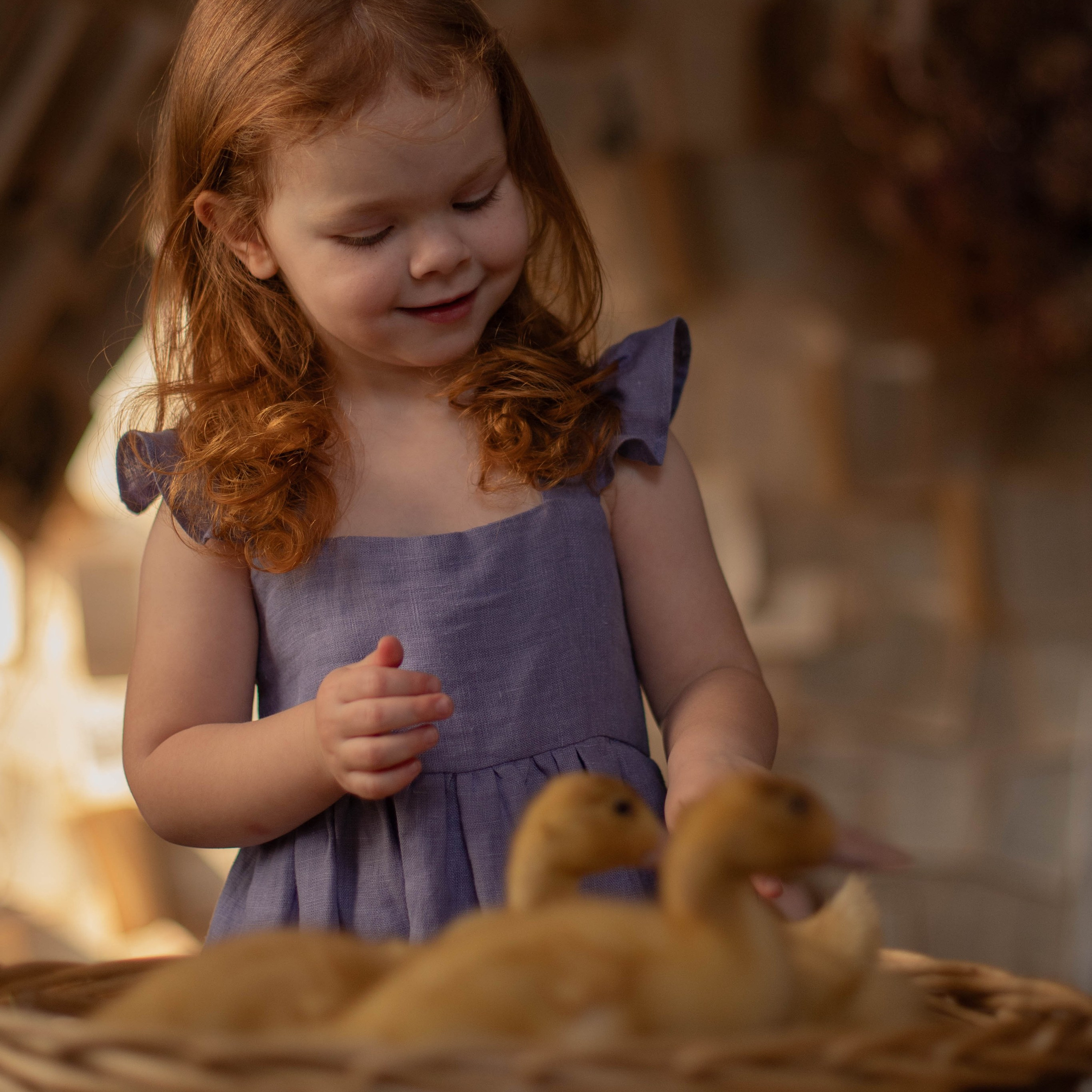 Малышка Лия и утята