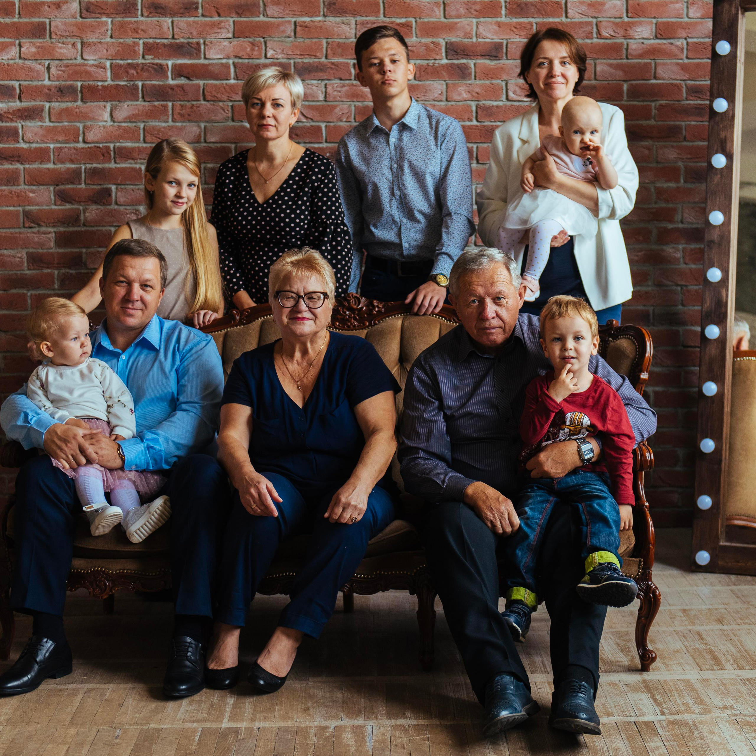 Большая семья Оксаны