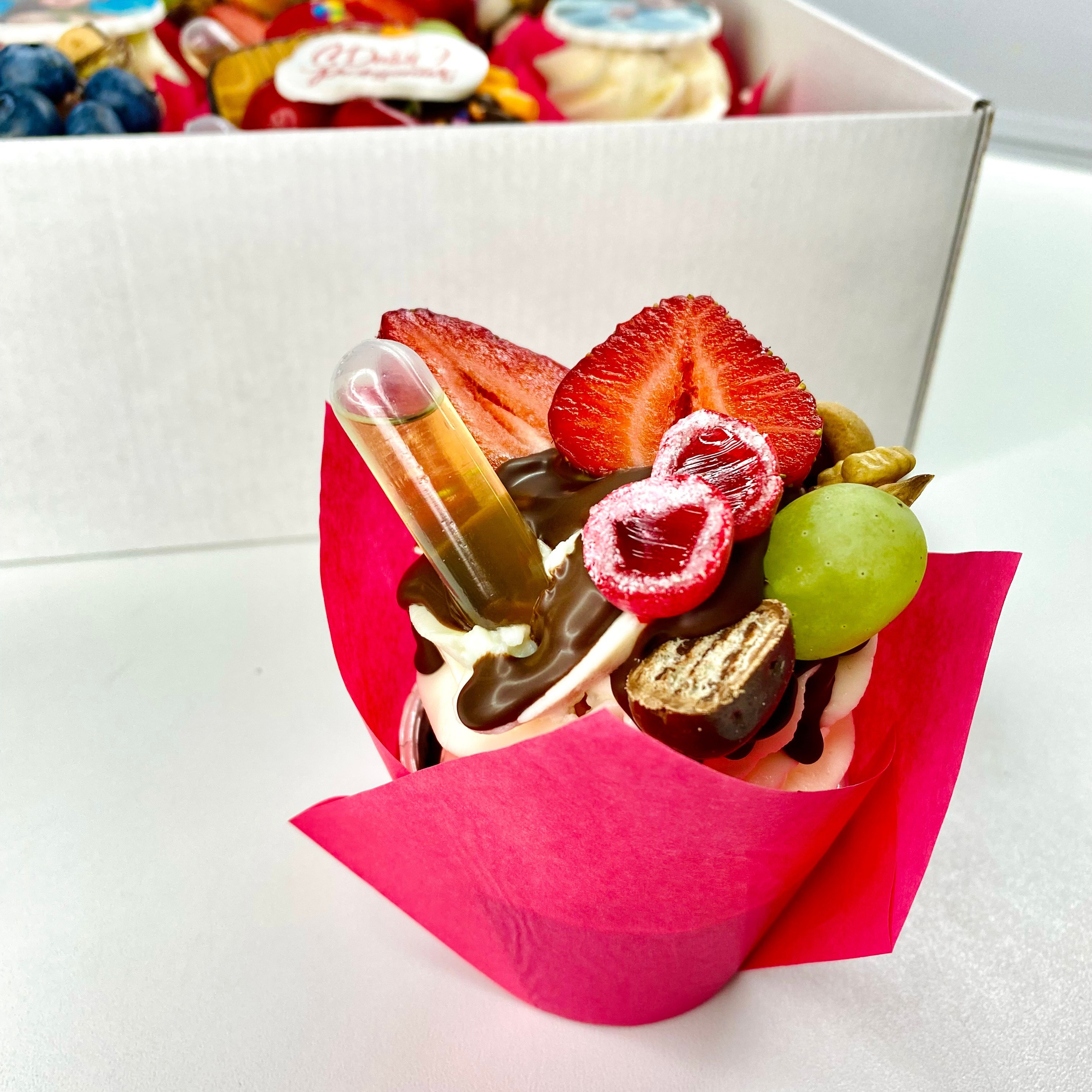 Капкейки стандартные с алкоголем