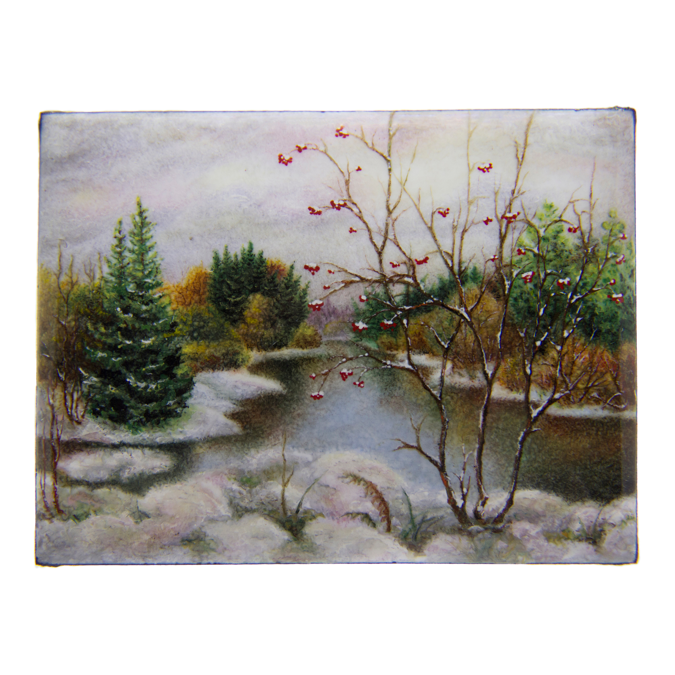 Курицын-Ростовская. Художник Яна Ростовская. Живопись по эмали.