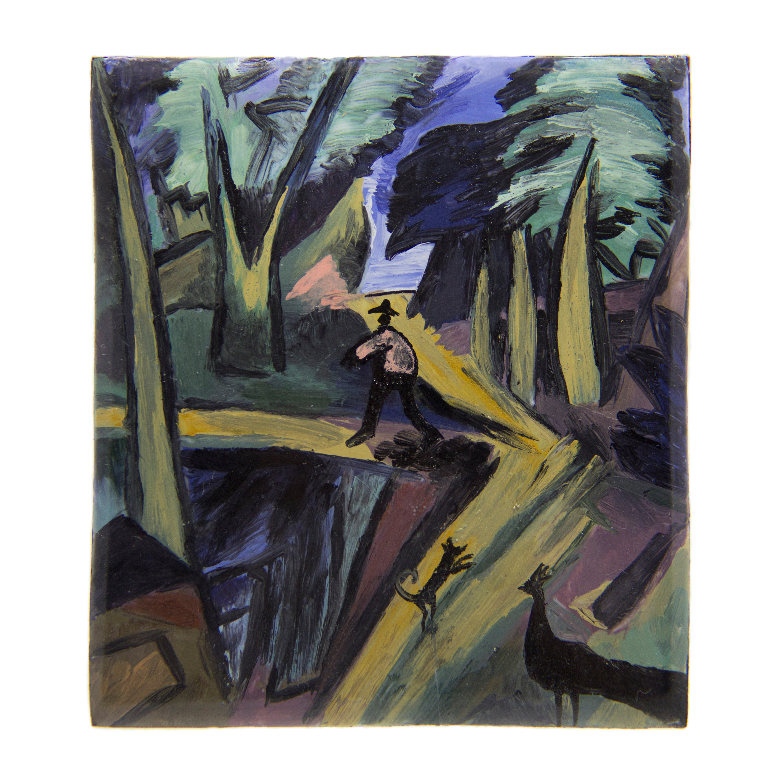 Бурлюк-Ростовская. Художник Яна Ростовская. Живопись по эмали.