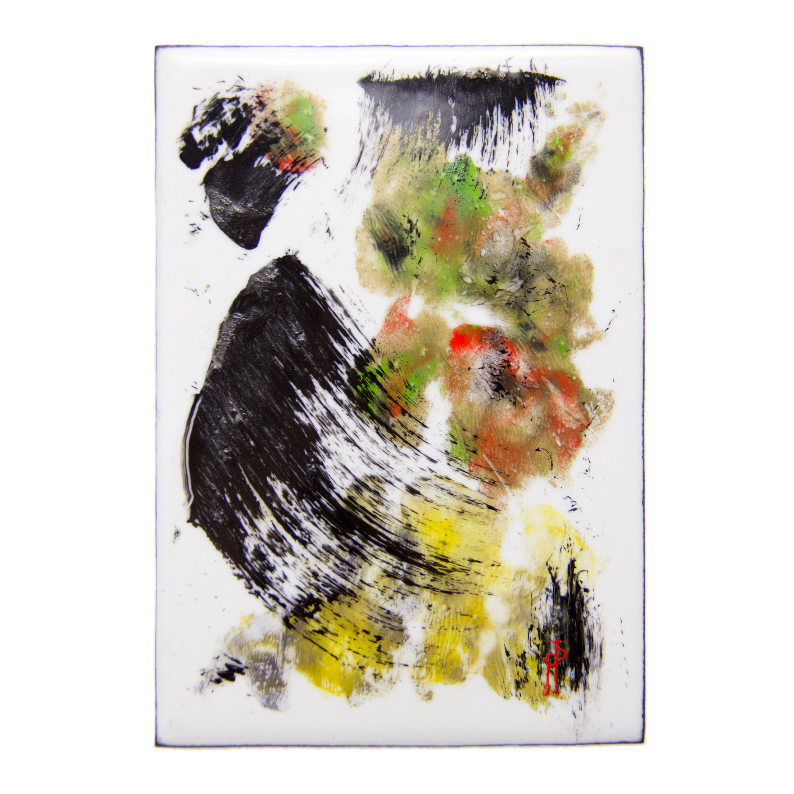 Трое друзей. Художник Яна Ростовская. Живопись по эмали.