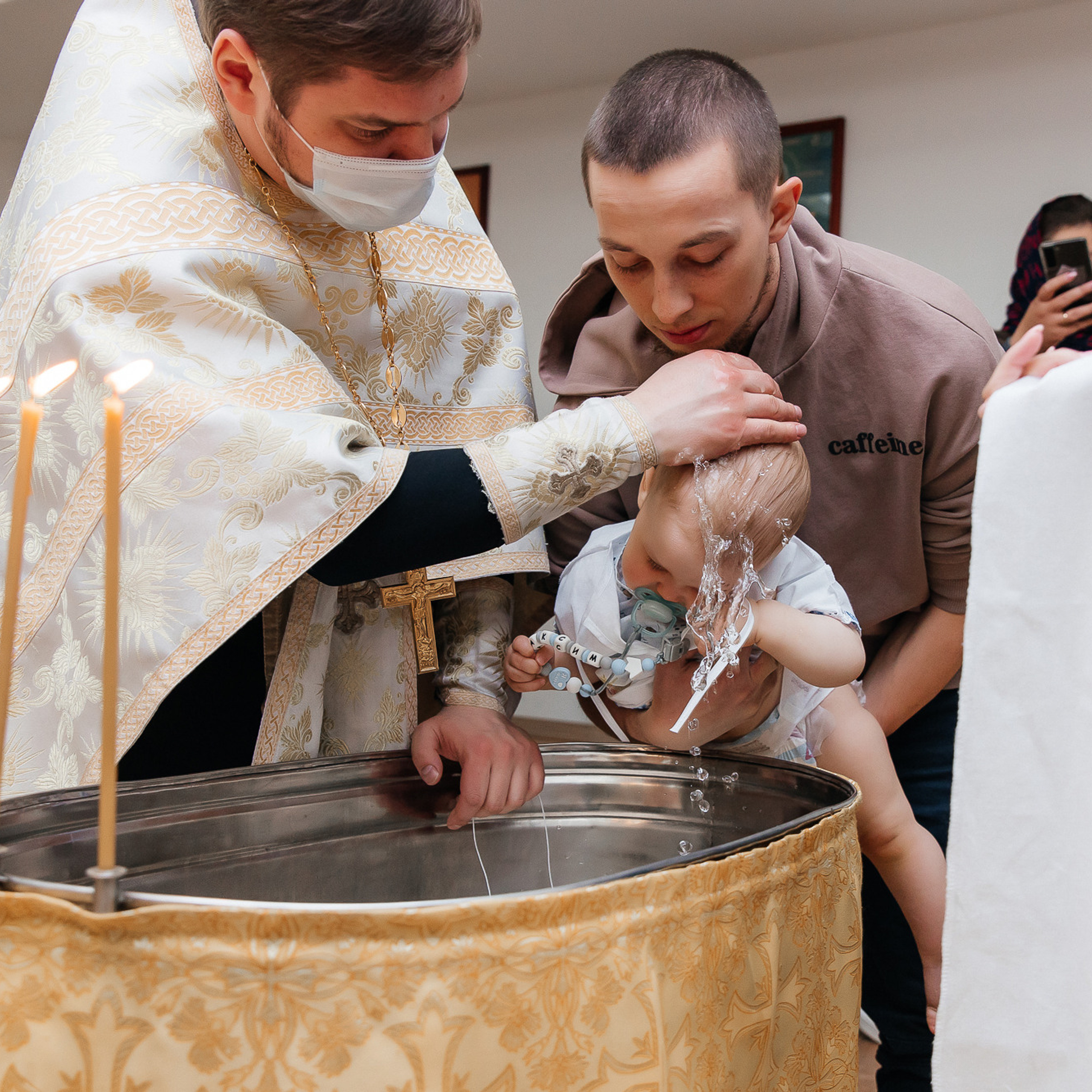 Таинство крещения Максима (21 мая 2022)