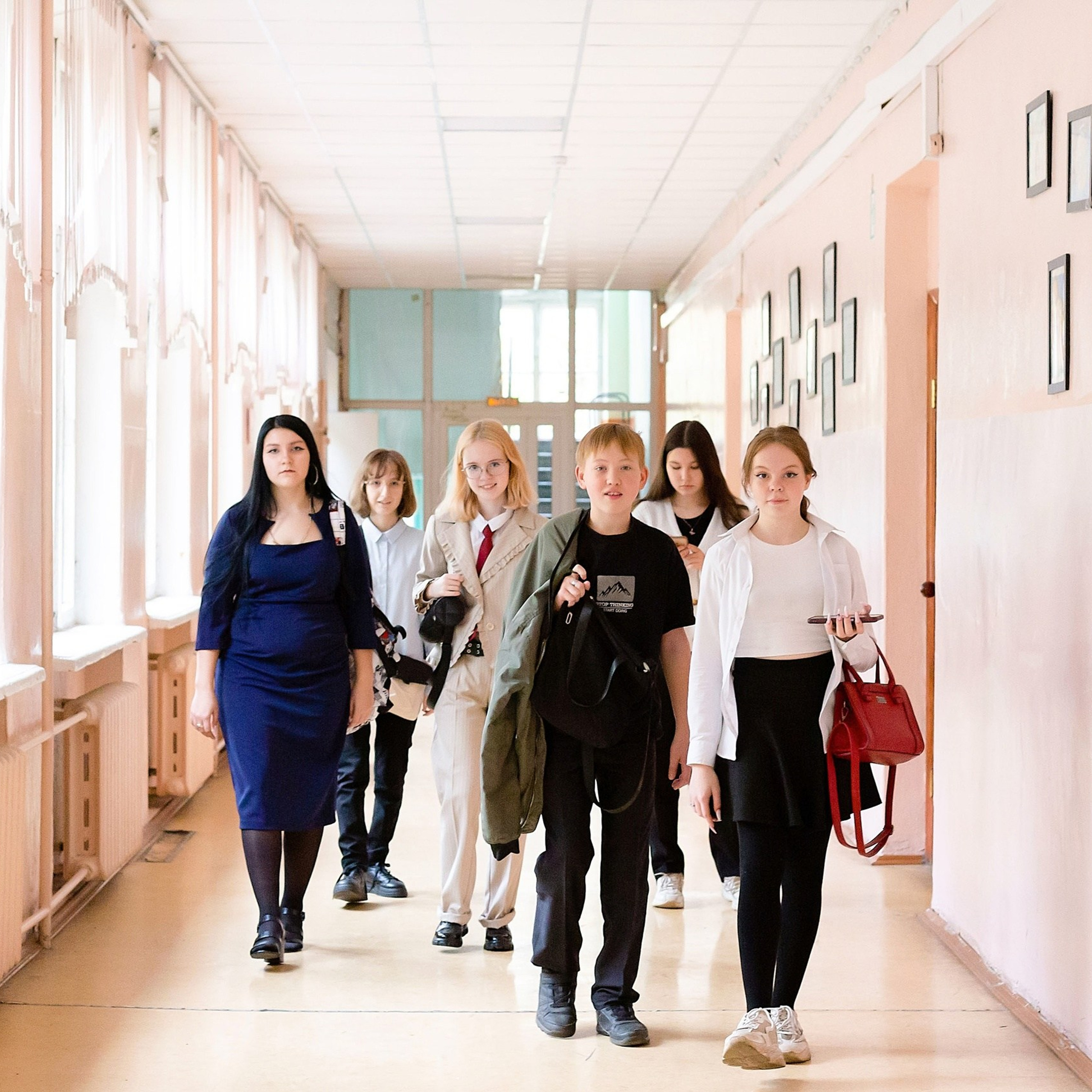 Съёмка в школе