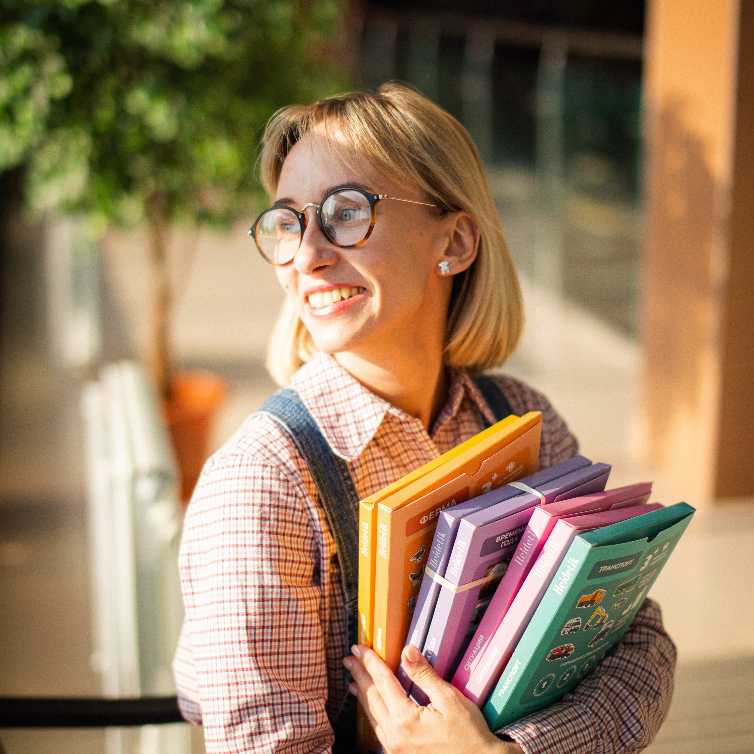 Моя мама работает в&nbsp;книжном