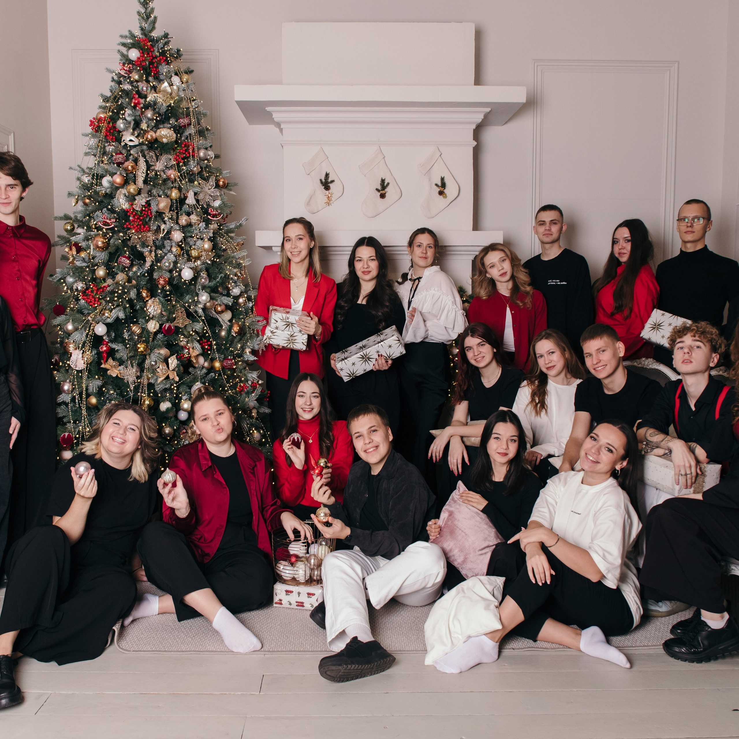 Новогодняя фотосессия студ.отряда