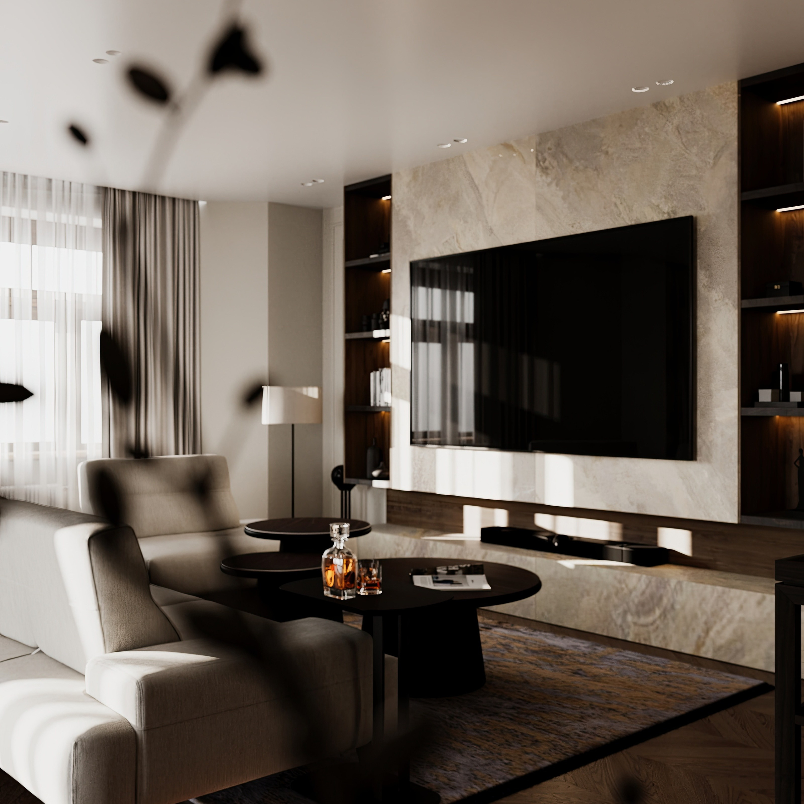 Полянка кухня-гостиная-прихожая-коридор