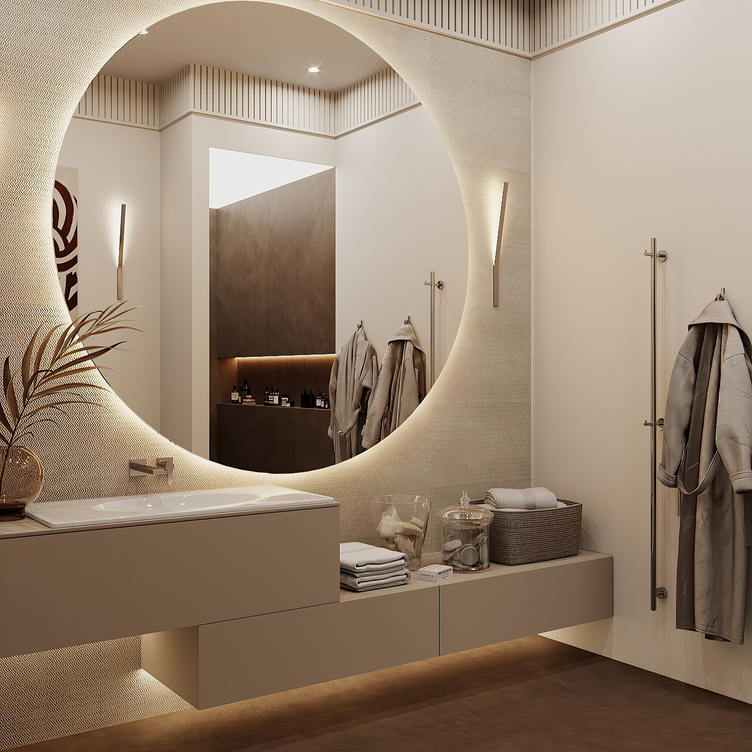 Санузел по проекту Мартыновой Н. и Бородиной Е.