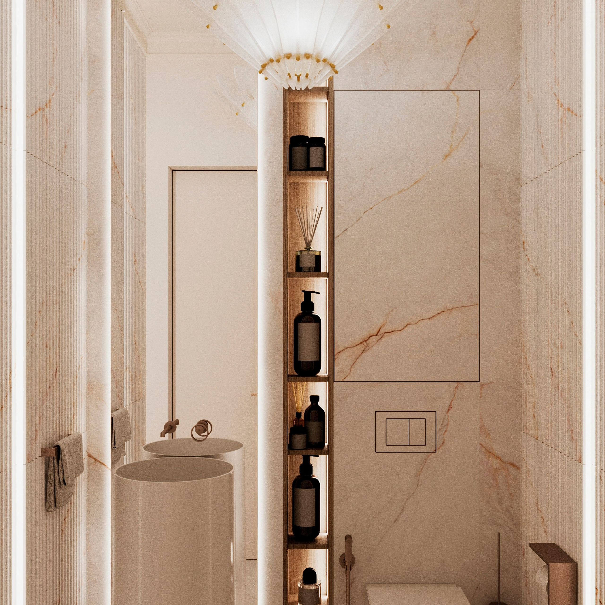 Rosa Rossa гостевой санузел