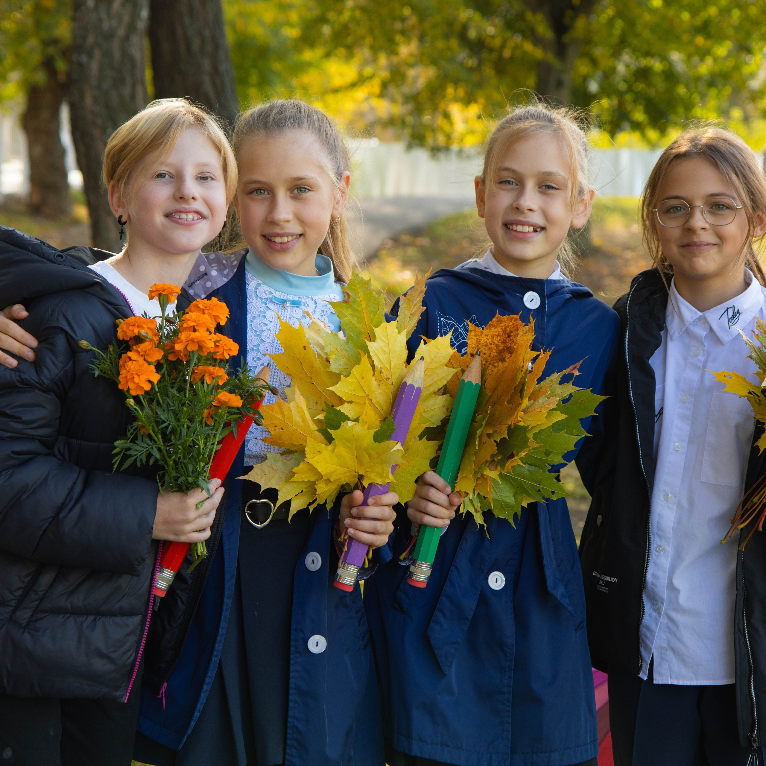 Уличные школьные съемки