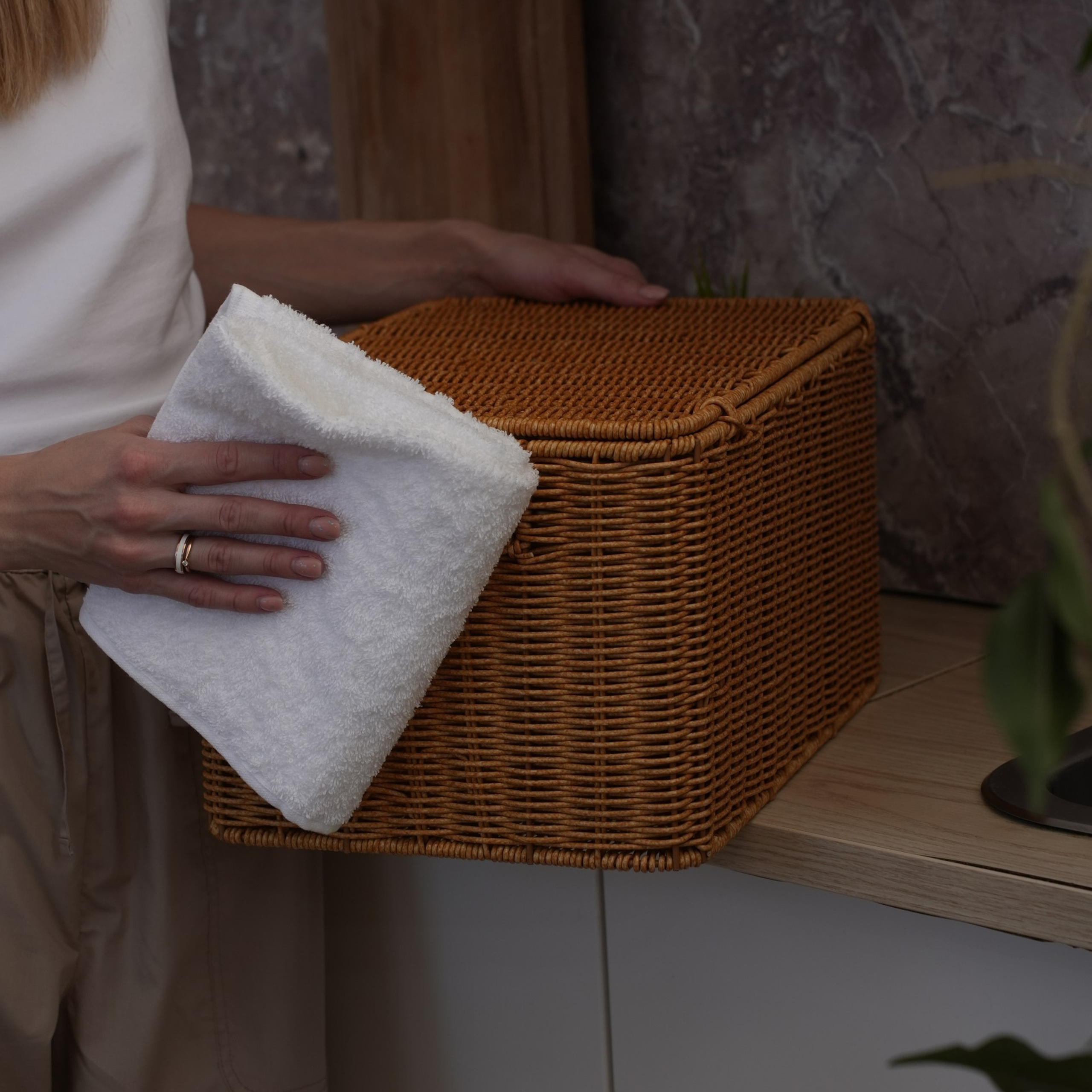 Фотосъемка плетеных корзин для Wildberries и Ozon