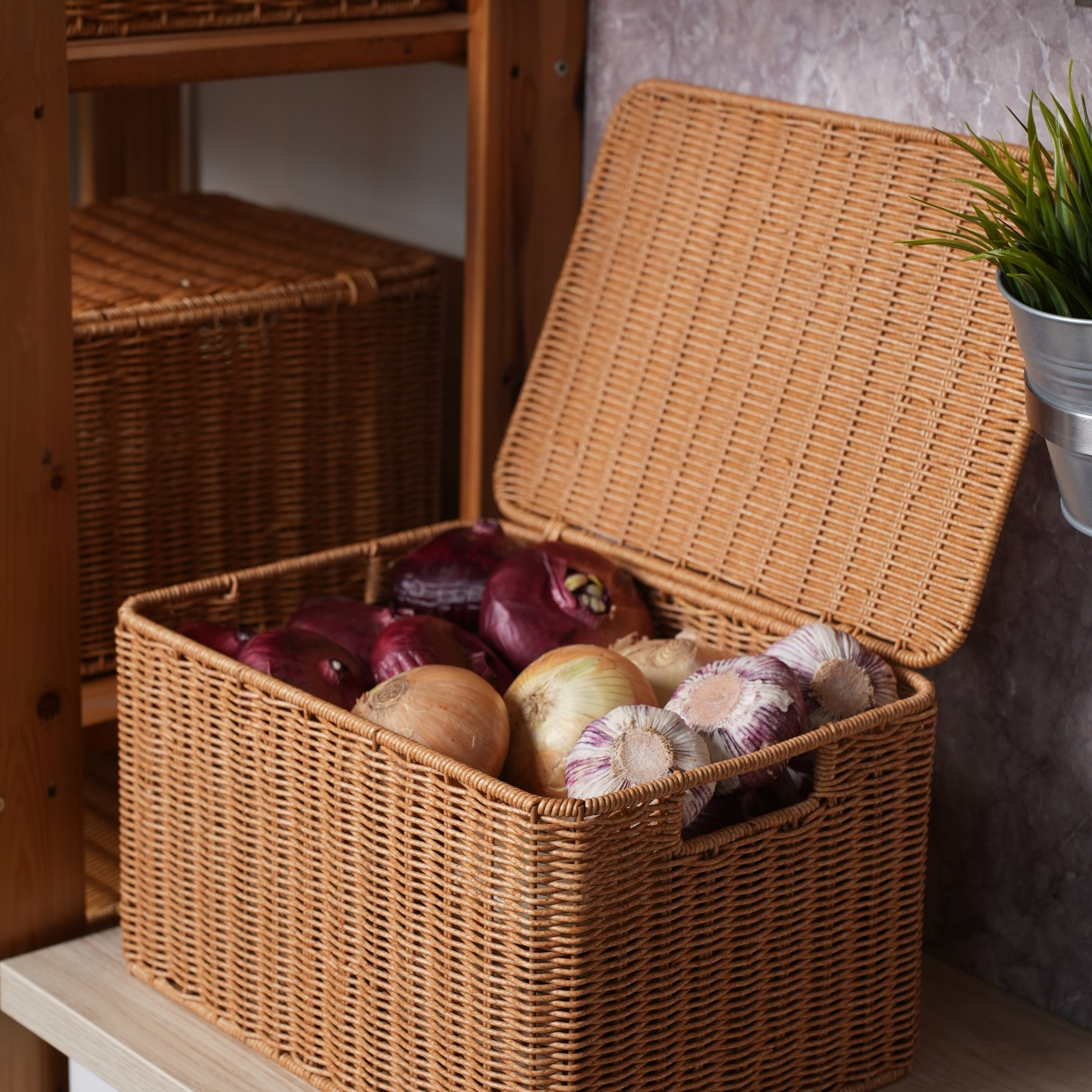 Фотосъемка плетеных корзин для Wildberries и Ozon