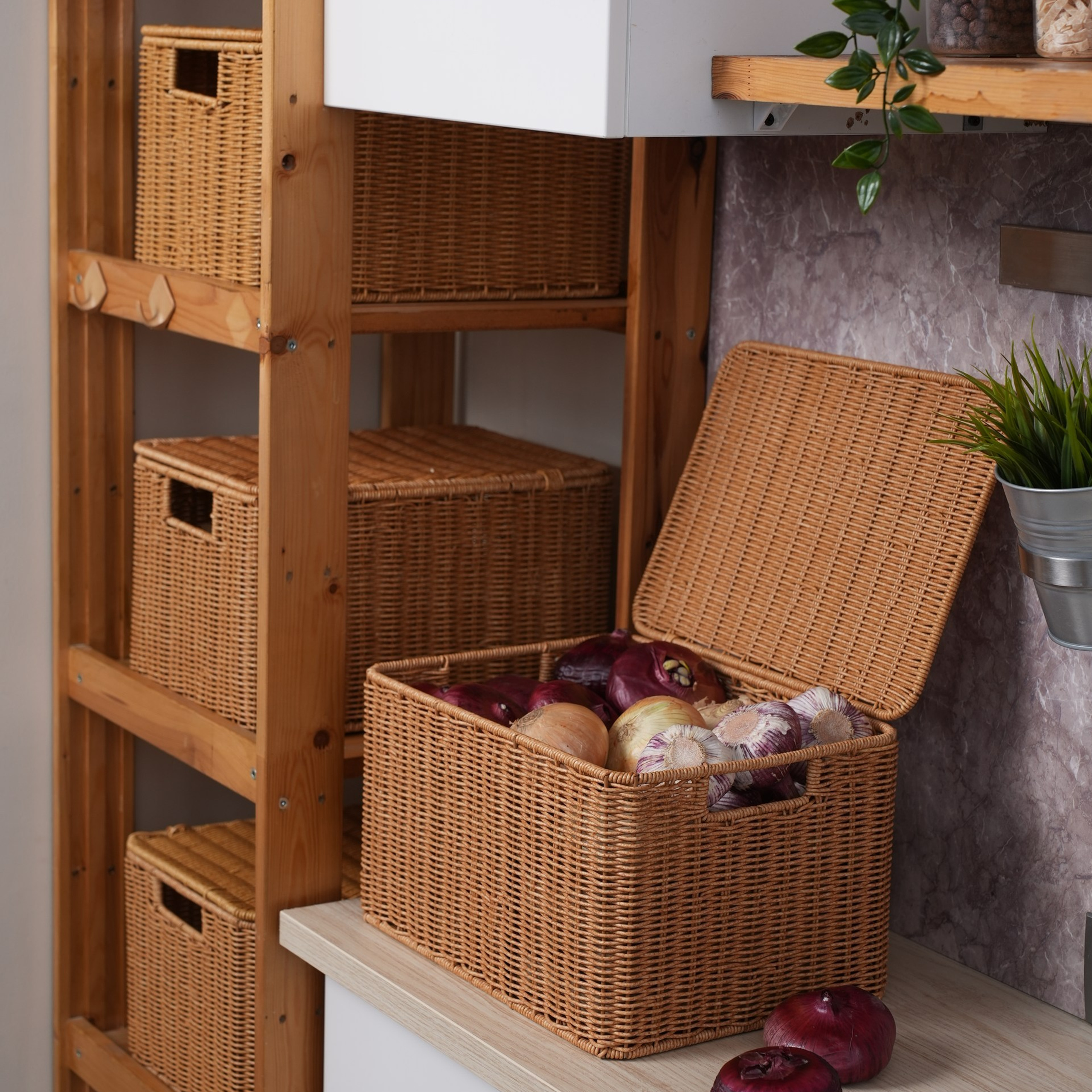 Фотосъемка плетеных корзин для Wildberries и Ozon