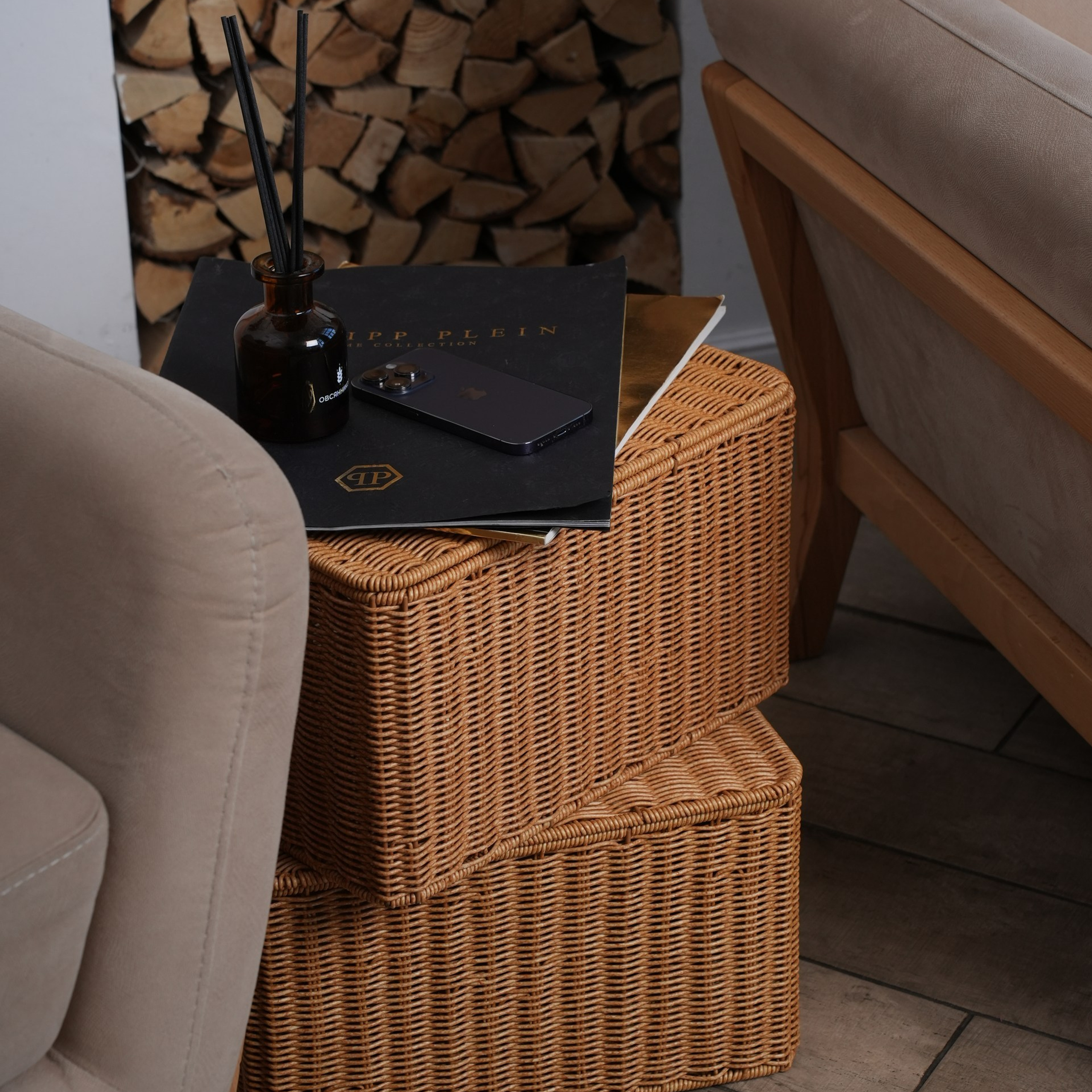 Фотосъемка плетеных корзин для Wildberries и Ozon