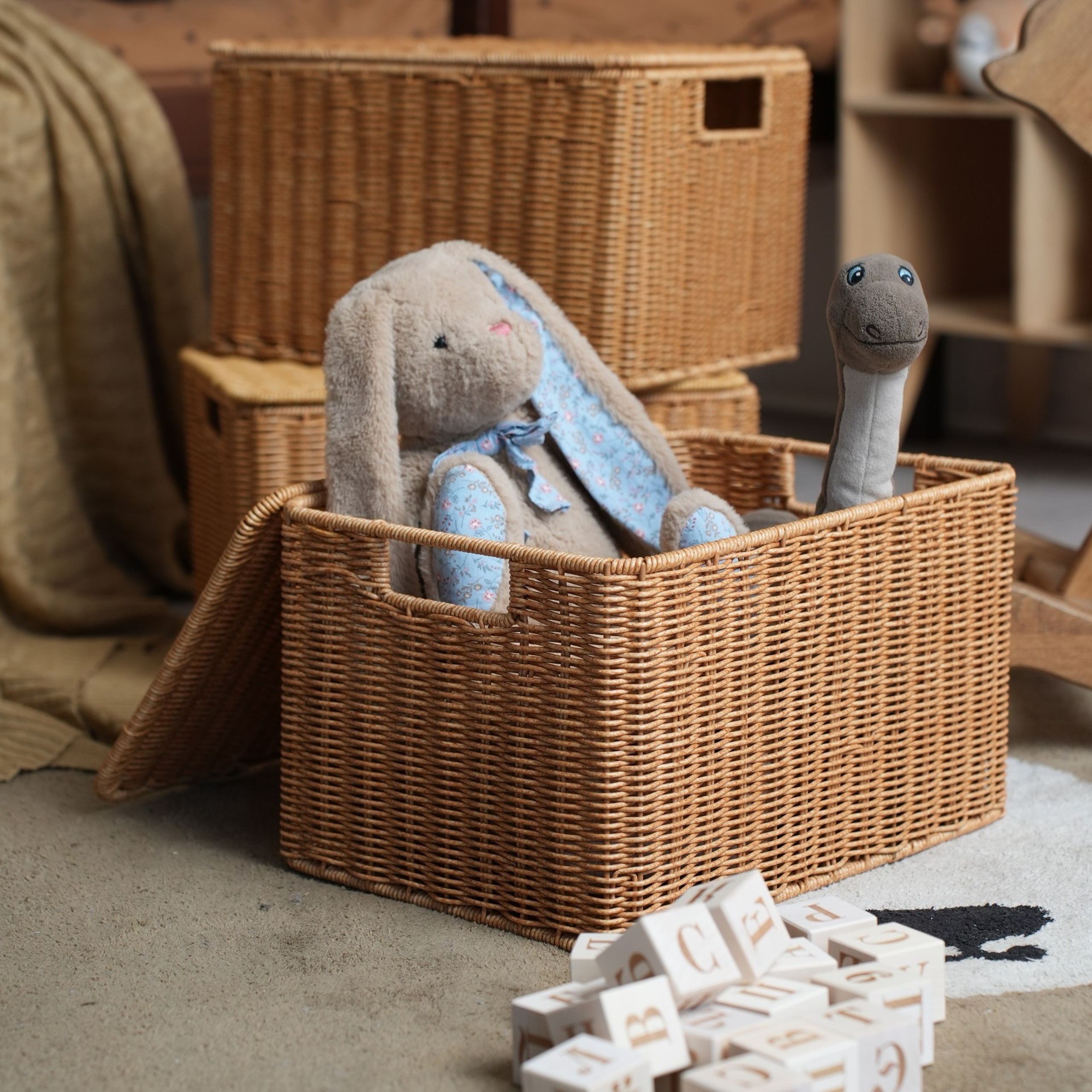 Фотосъемка плетеных корзин для Wildberries и Ozon