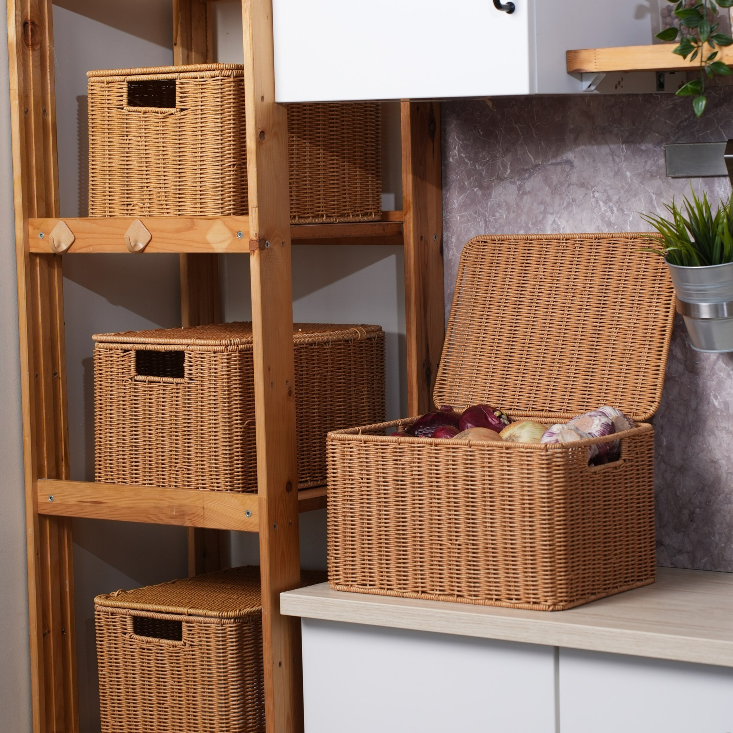 Фотосъемка плетеных корзин для Wildberries и Ozon