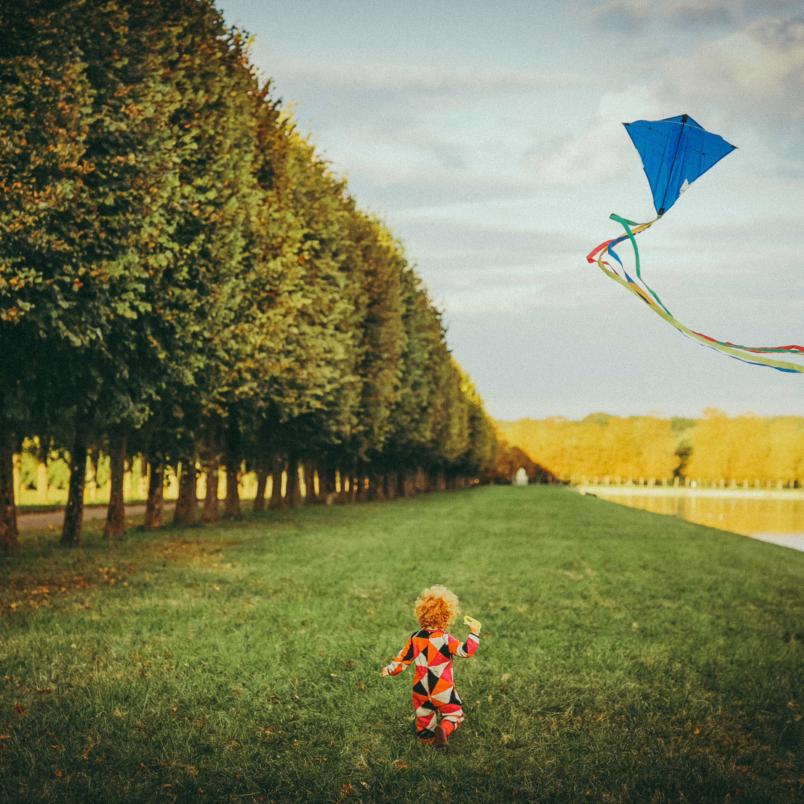 Семейная фотосессия: Ирина, Сергей и Анна. Фонтенбло, Франция
