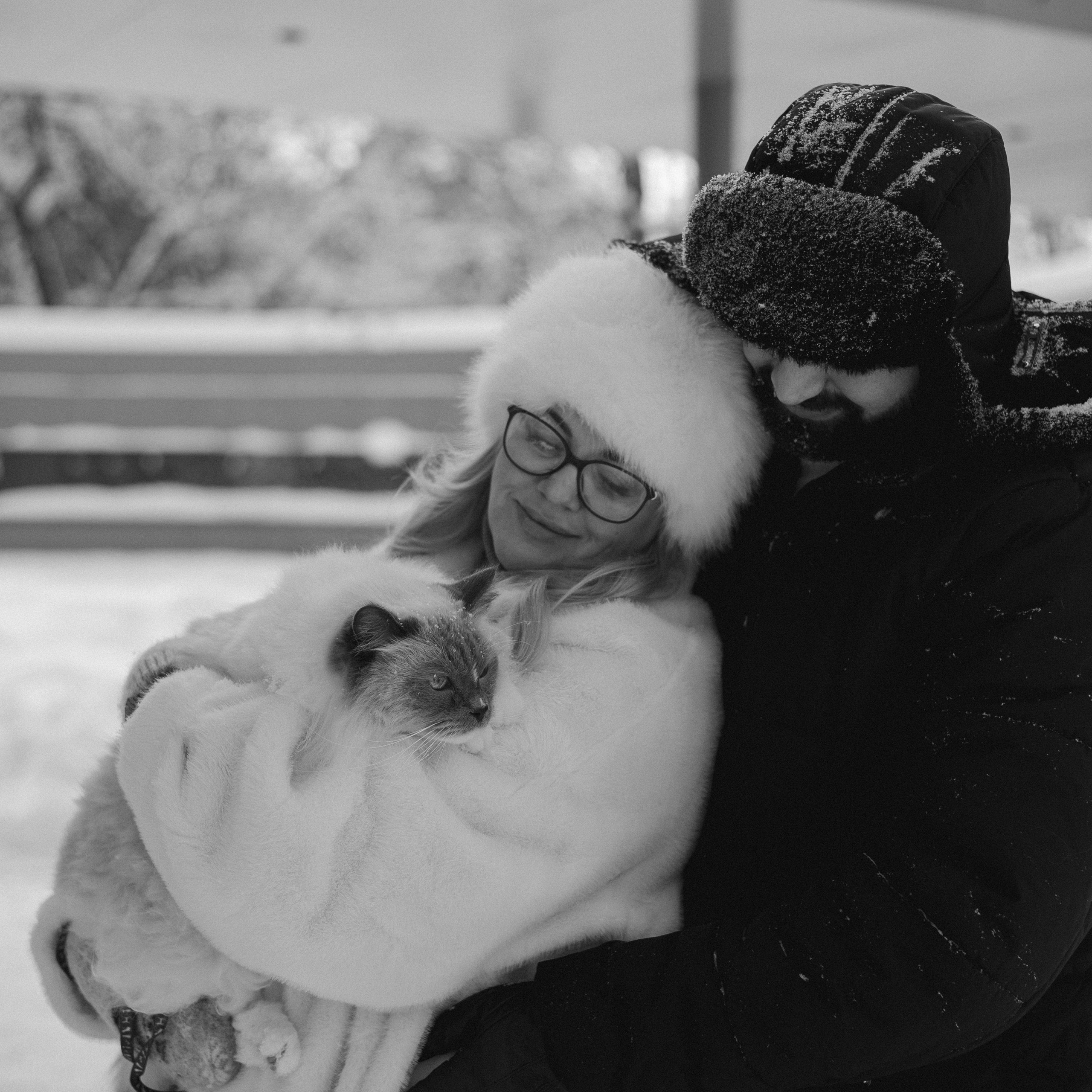 Семейная в зимнем лесу